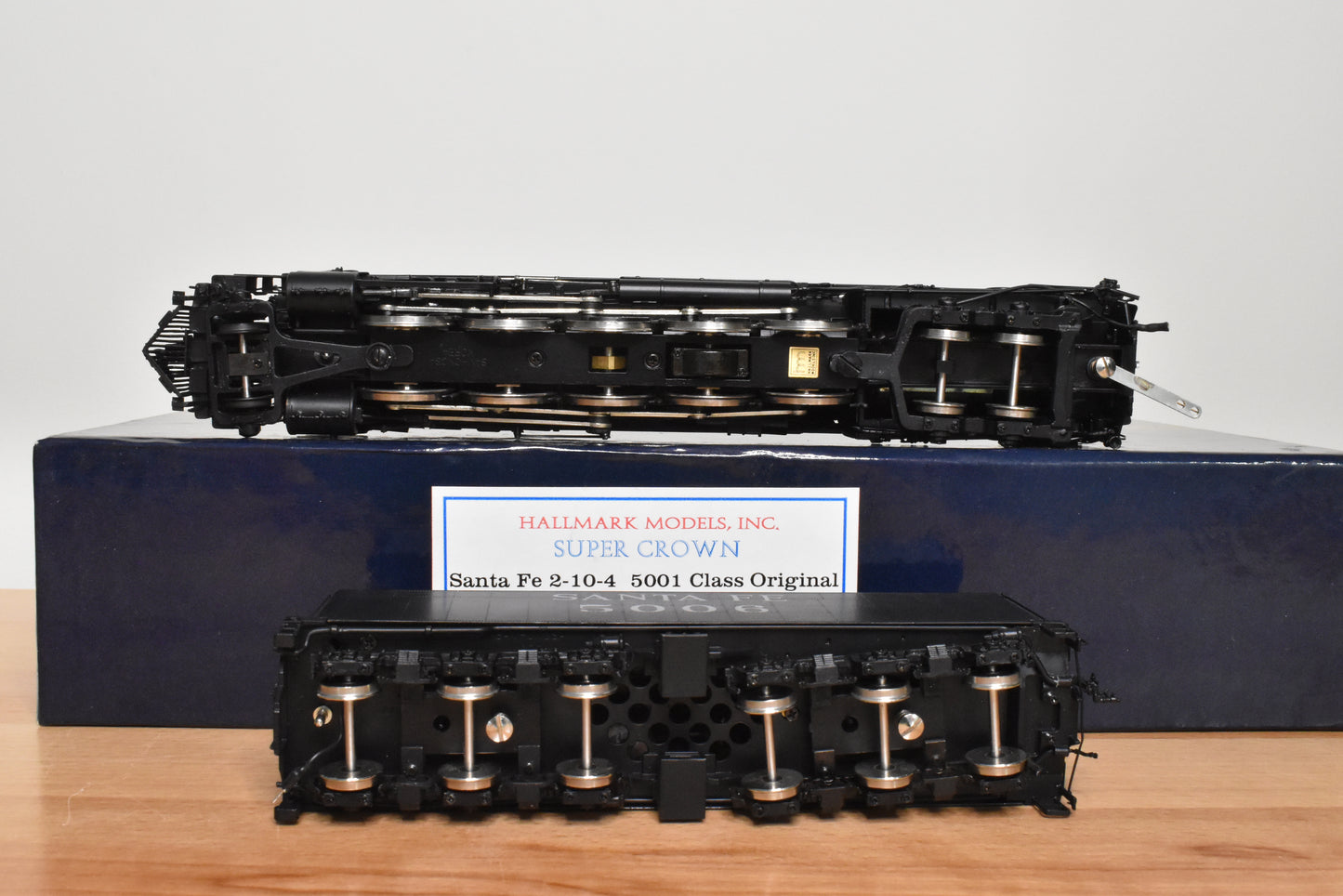 HO Brass - Hallmark 069D ATSF Santa Fe 2-10-4 #5006 - Samhongsa FP Commonwealth Tender Trks