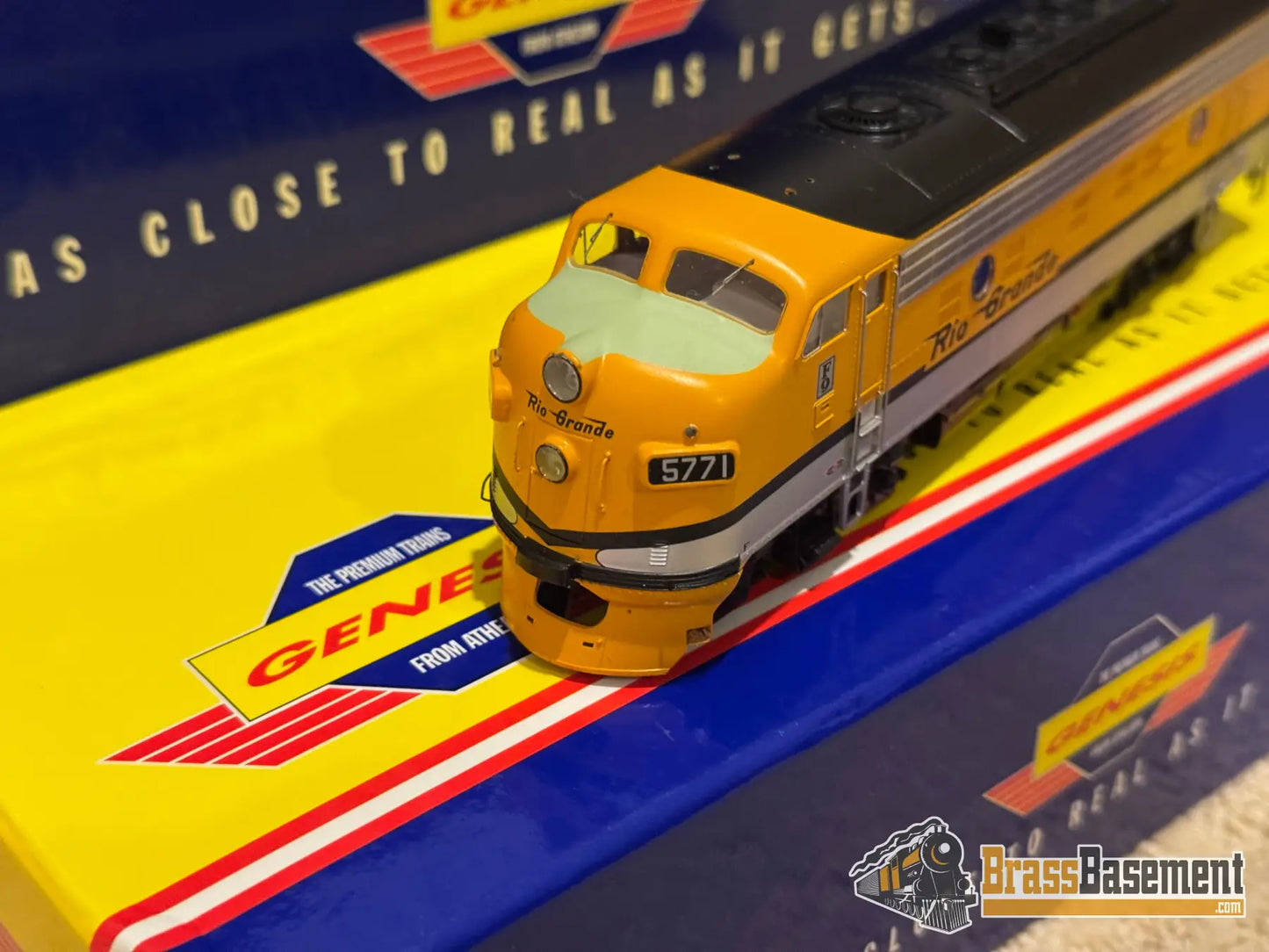 Athearn Genesis G3252A/B/C Rio Grande F-9 Abb Set ‘Rg Zephyr’ - Dcc Ready Model Train