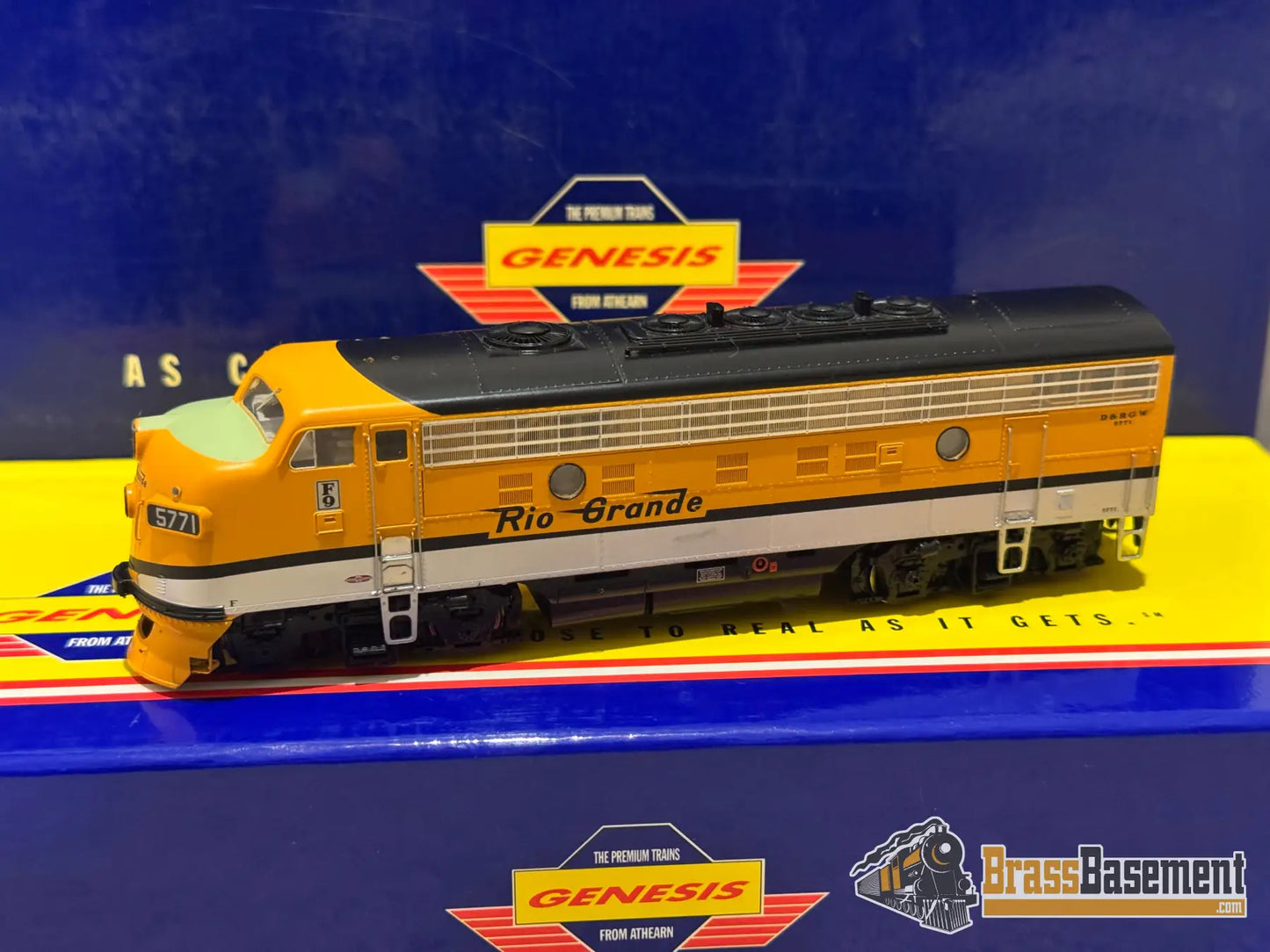 Athearn Genesis G3252A/B/C Rio Grande F-9 Abb Set ‘Rg Zephyr’ - Dcc Ready Model Train