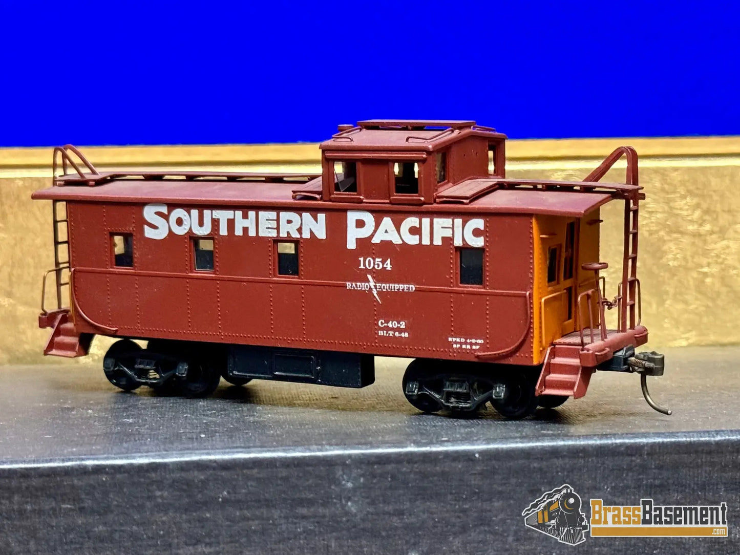 Budget Brass - Balboa Distributors Southern Pacific Sp C - 40 Caboose Nice Custom Paint