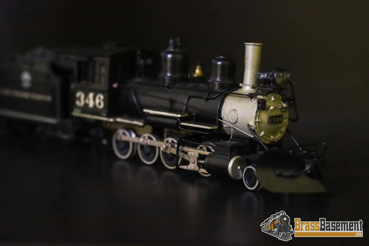 Budget Brass - HO Katsumi DRGW Rio Grande C-16 2-8-0 #346 - Painted