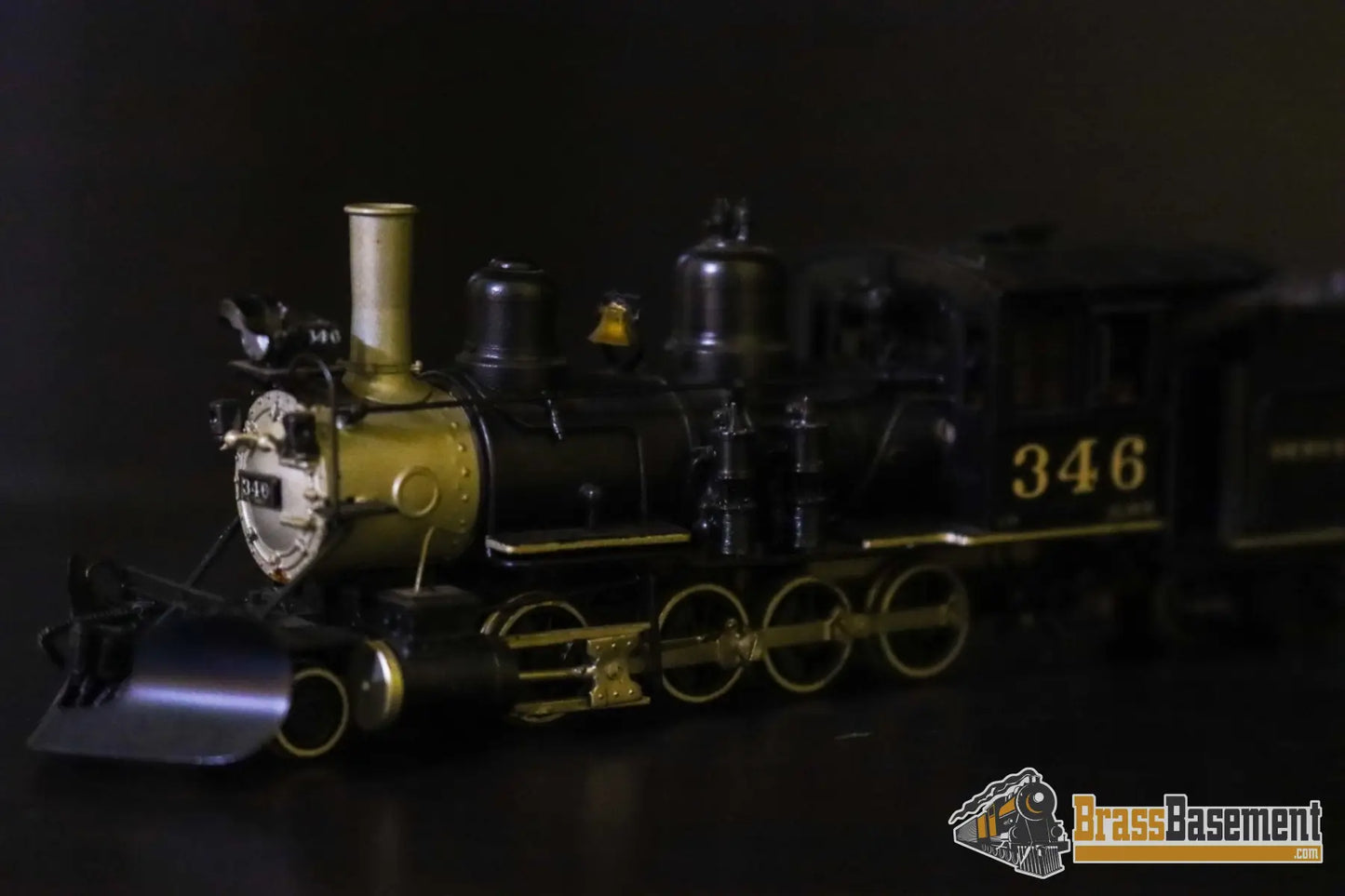 Budget Brass - HO Katsumi DRGW Rio Grande C-16 2-8-0 #346 - Painted