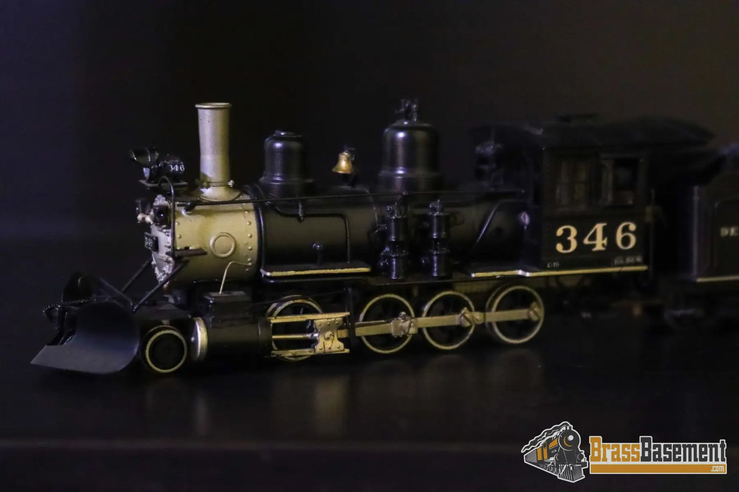 Budget Brass - HO Katsumi DRGW Rio Grande C-16 2-8-0 #346 - Painted