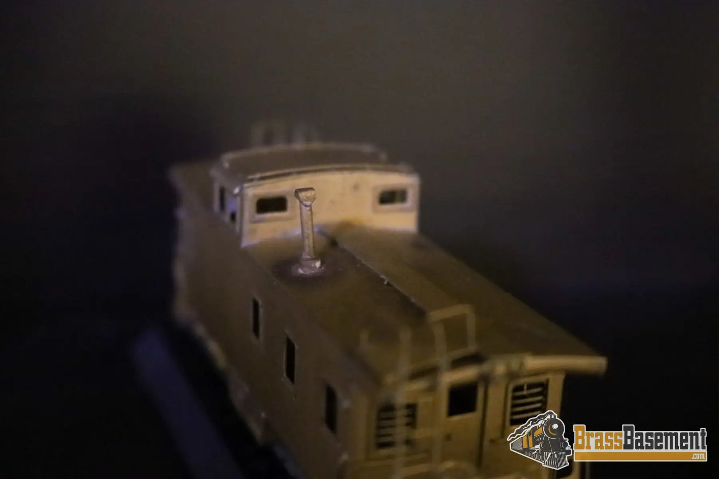 Budget Brass - HO Overland Great Northern 1945 Steel Caboose - Unpainted