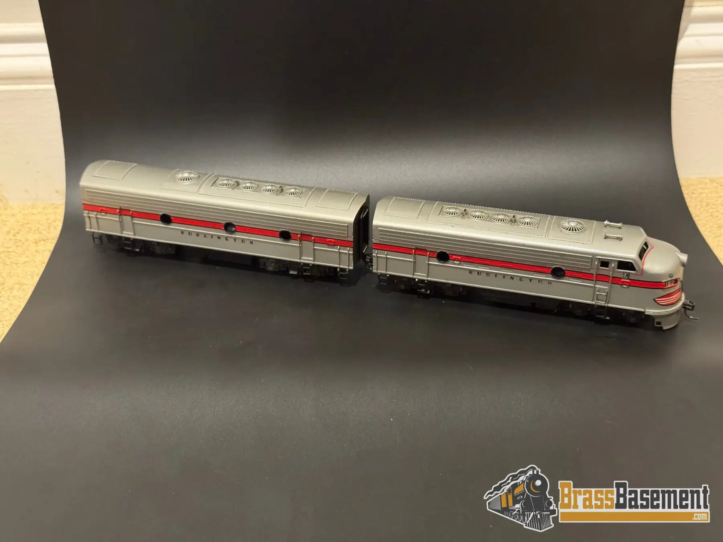 Ho Brass - Tenshodo Cb&Q Burlington F-9 Ab Set Fp Diesel