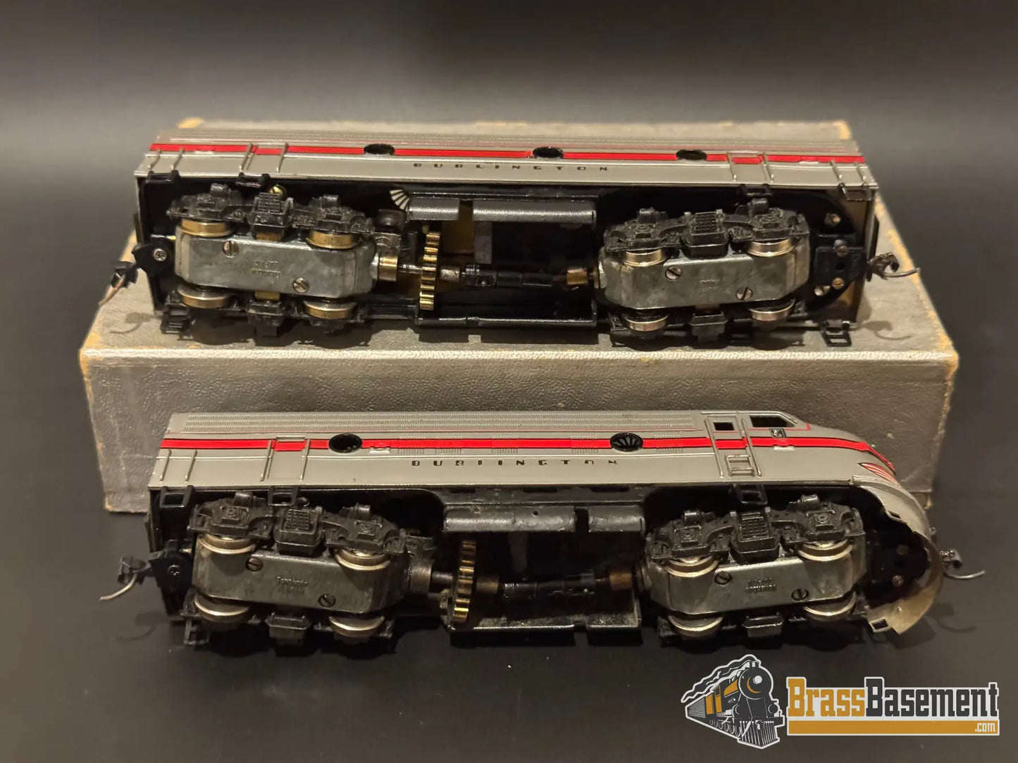 Ho Brass - Tenshodo Cb&Q Burlington F-9 Ab Set Fp Diesel