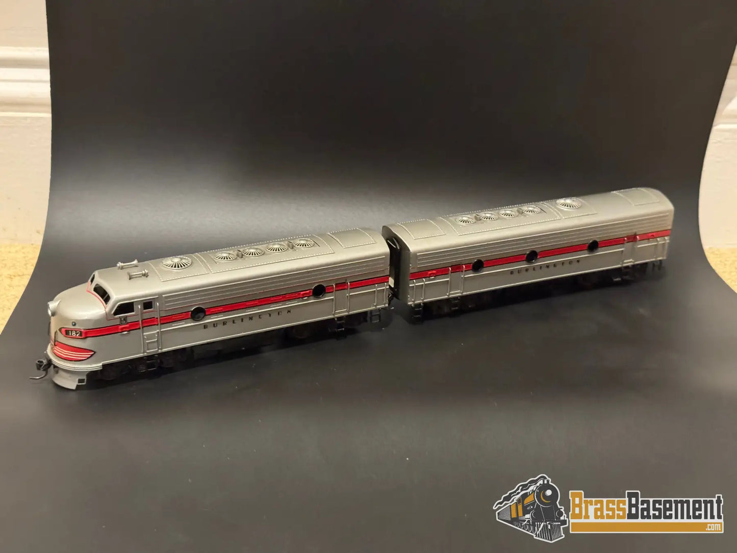 Ho Brass - Tenshodo Cb&Q Burlington F-9 Ab Set Fp Diesel