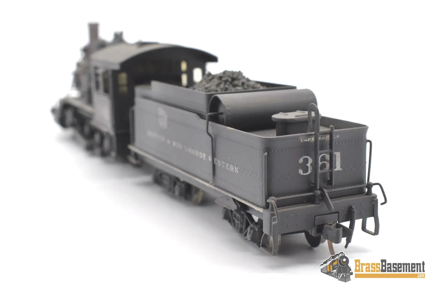 Budget Brass - Hon3 Njcb Drgw Rio Grande C - 21 2 - 8 - 0 #361 C/P Does Not Run Steam