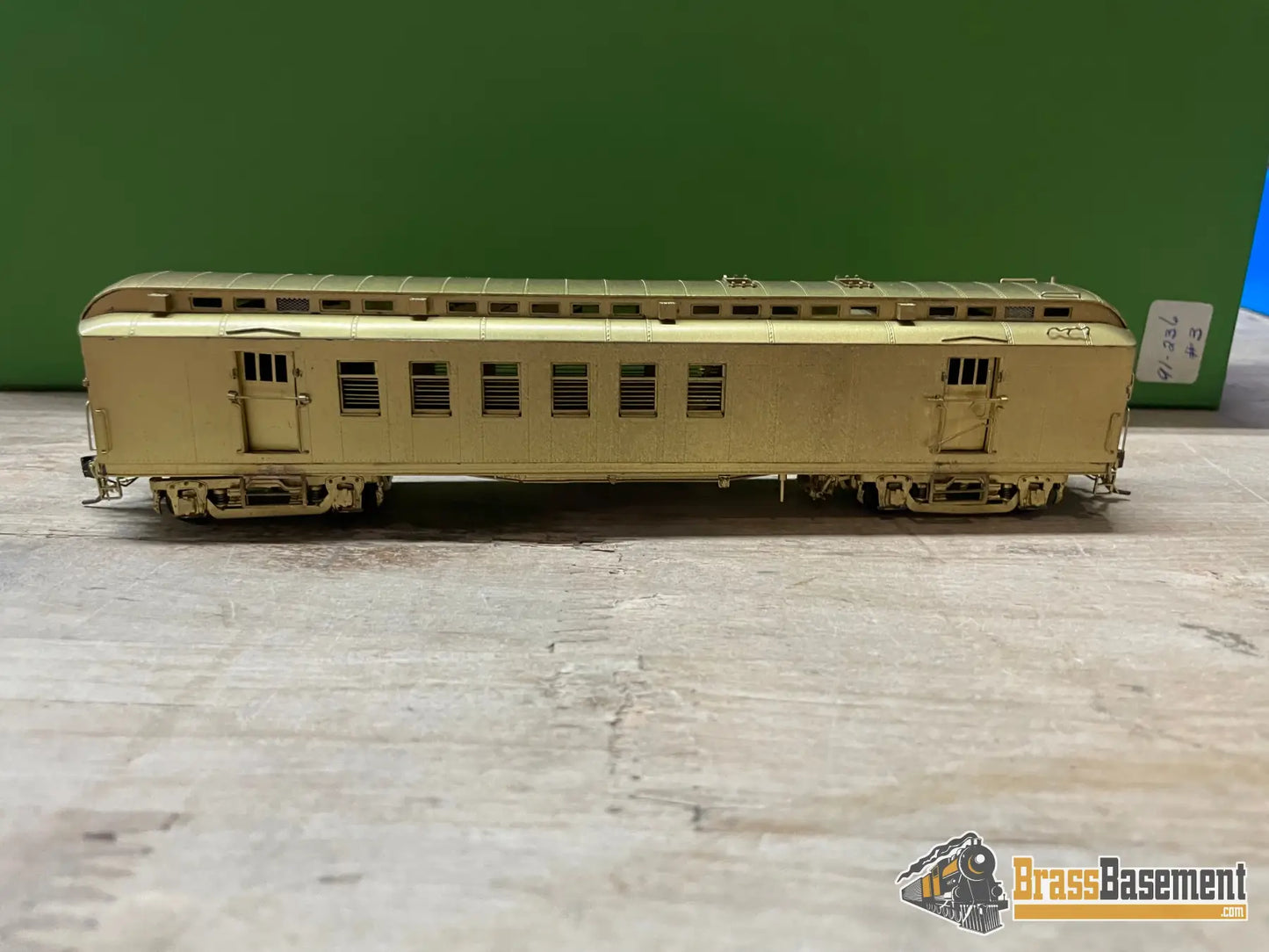 Budget Ho - Pecos River Brass Santa Fe Rpo #60 - 69 W/ Skylight Unpainted Mint Passenger