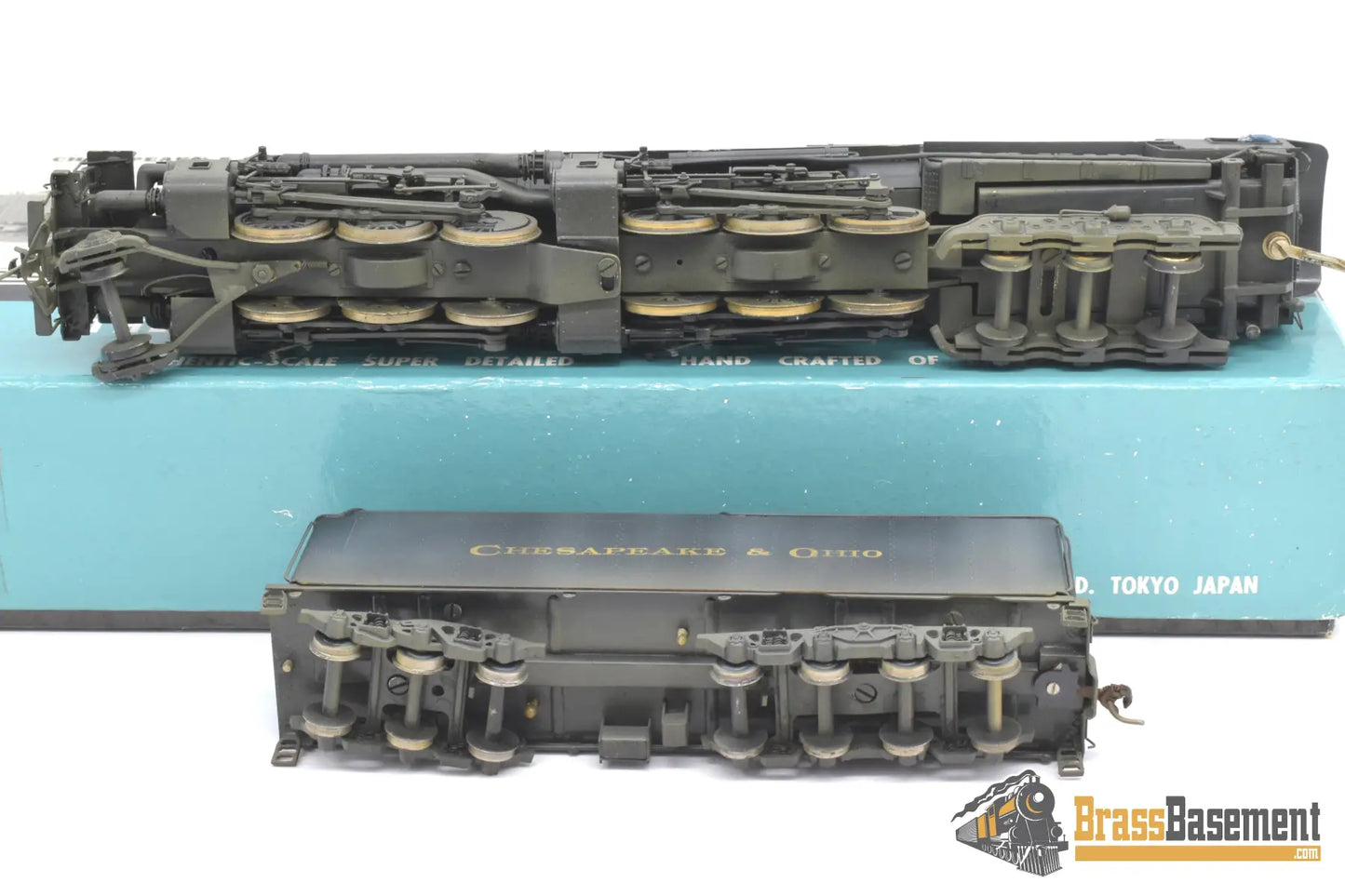 Ho Brass - Akane Chesapeake & Ohio C&O Allegheny 2 - 6 - 6 - 6 Rtr Custom Painted Steam