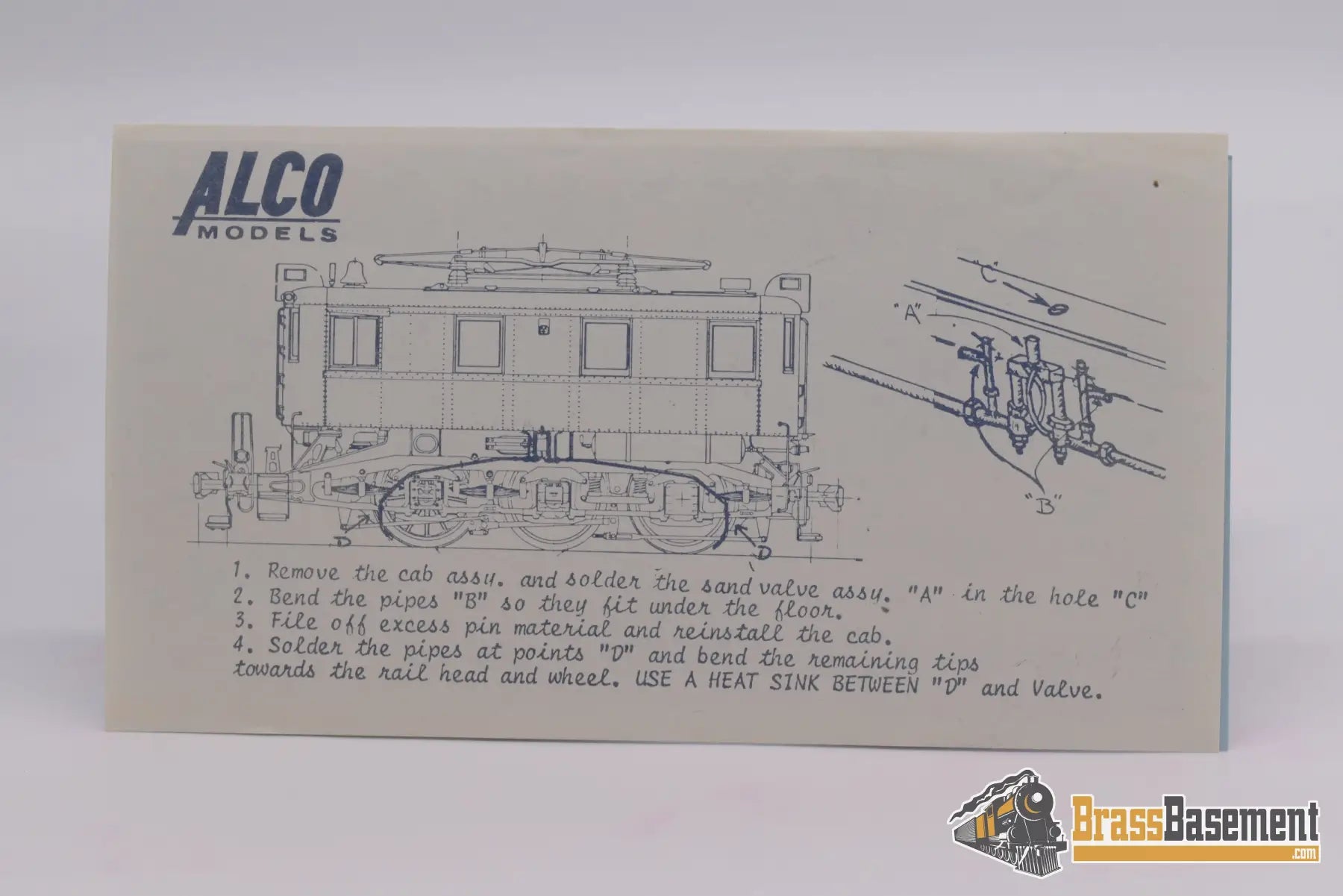 Ho Brass - Alco Imports Prr B - 1 Pair Custom Painted Electric