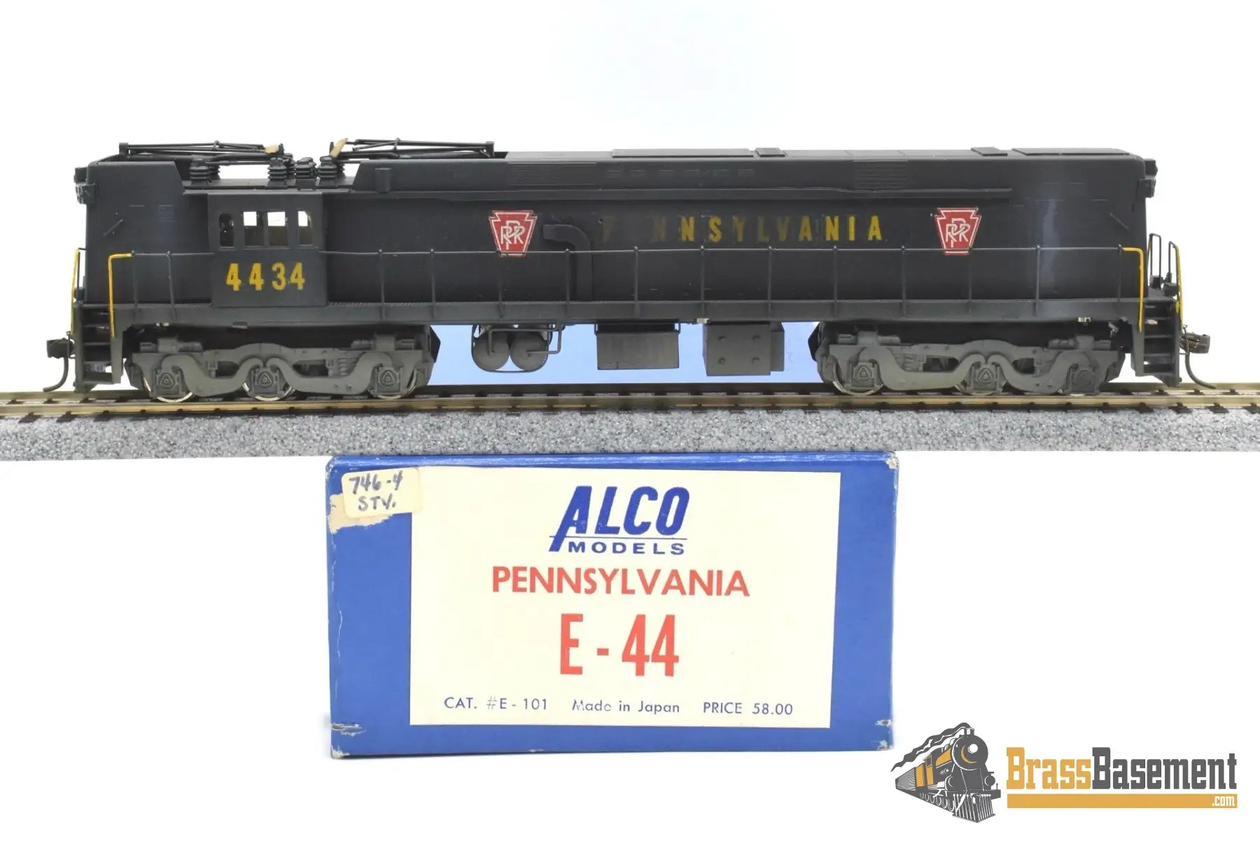 HO Brass Alco Models E-101 PRR Pennsylvania Railroad E-44 #4434