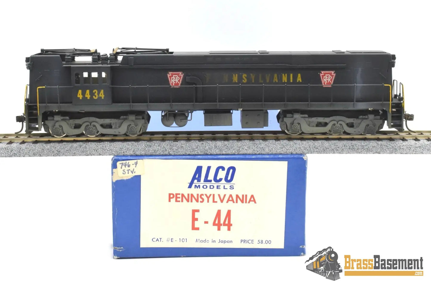 Ho Brass - Alco Models E-101 Prr Pennsylvania Railroad E-44 #4434 Electric Custom Painted