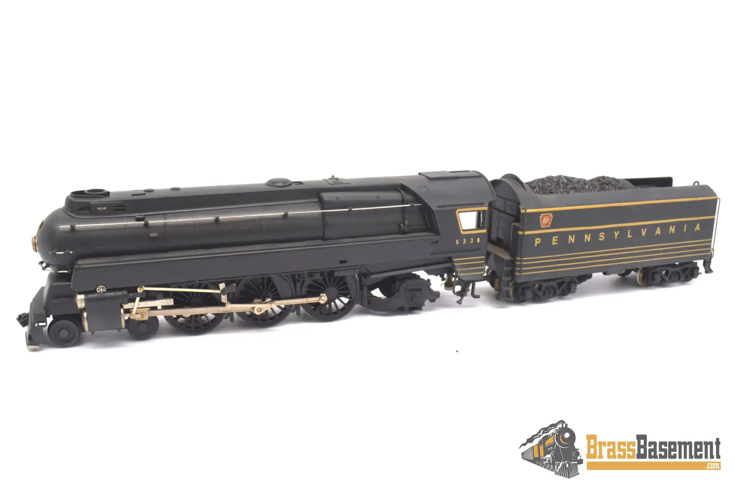 Ho Brass - Alco Pennsylvania Railroad Prr K - 4S 4 - 6 - 2 Pacific #5338 Streamlined Custom Paint