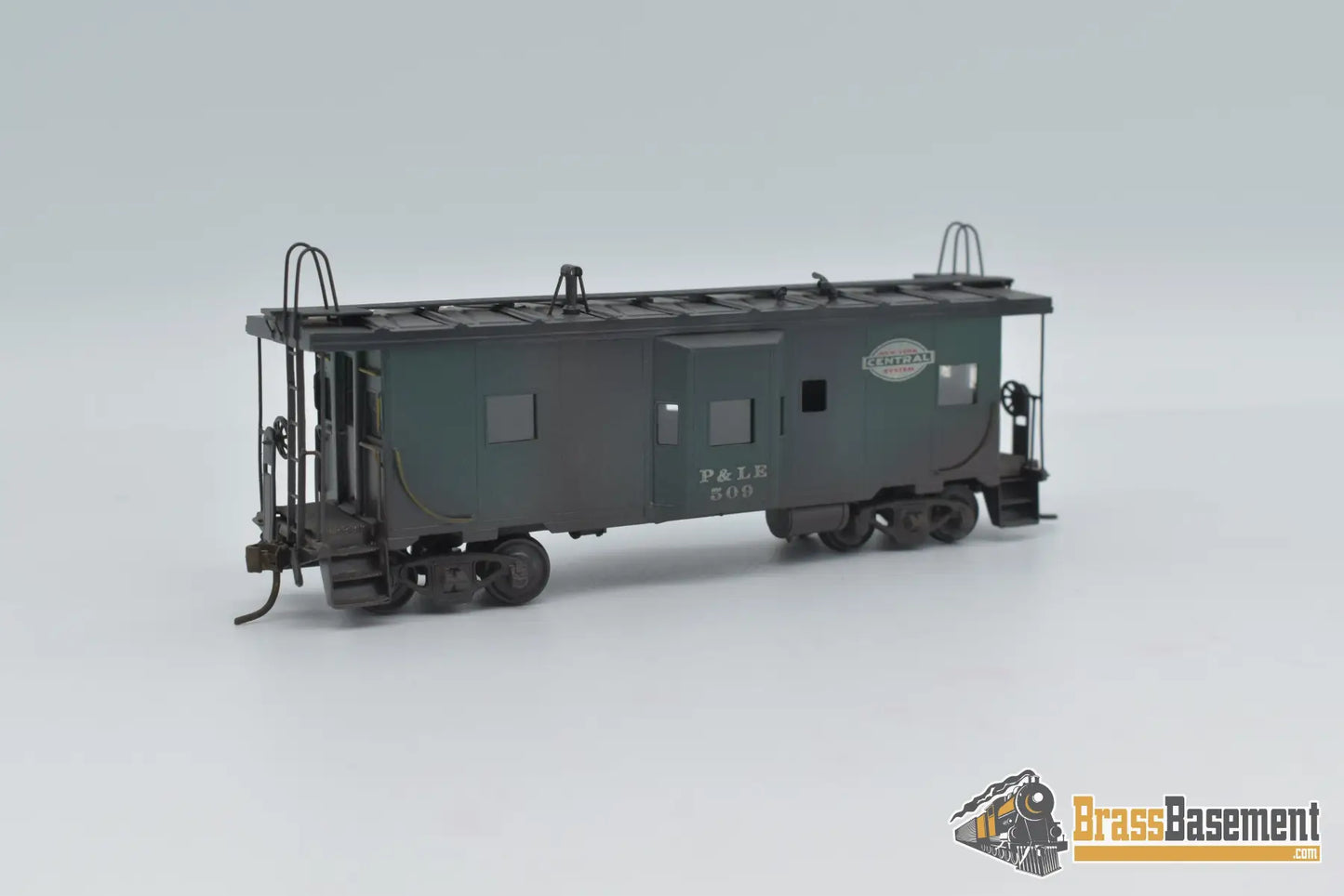 Ho Brass - Alco Pittsburgh And Lake Erie P&Le (Nycs) Cabin Car Poor Custom Paint Caboose