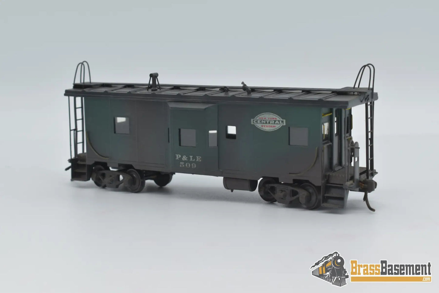 Ho Brass - Alco Pittsburgh And Lake Erie P&Le (Nycs) Cabin Car Poor Custom Paint Caboose