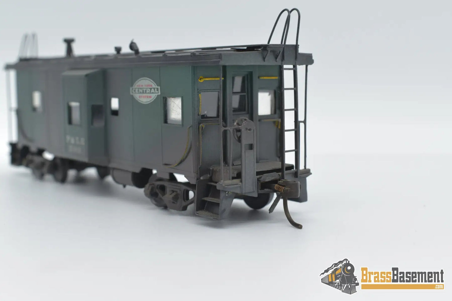 Ho Brass - Alco Pittsburgh And Lake Erie P&Le (Nycs) Cabin Car Poor Custom Paint Caboose