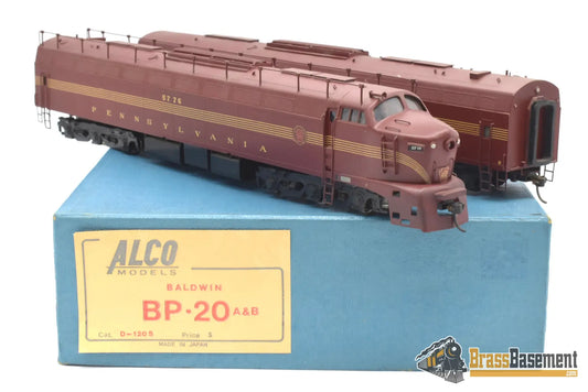 Ho Brass - Alco Prr Pennsylvania Railroad Bp - 20 A & B Custom Paint Not Running Diesel