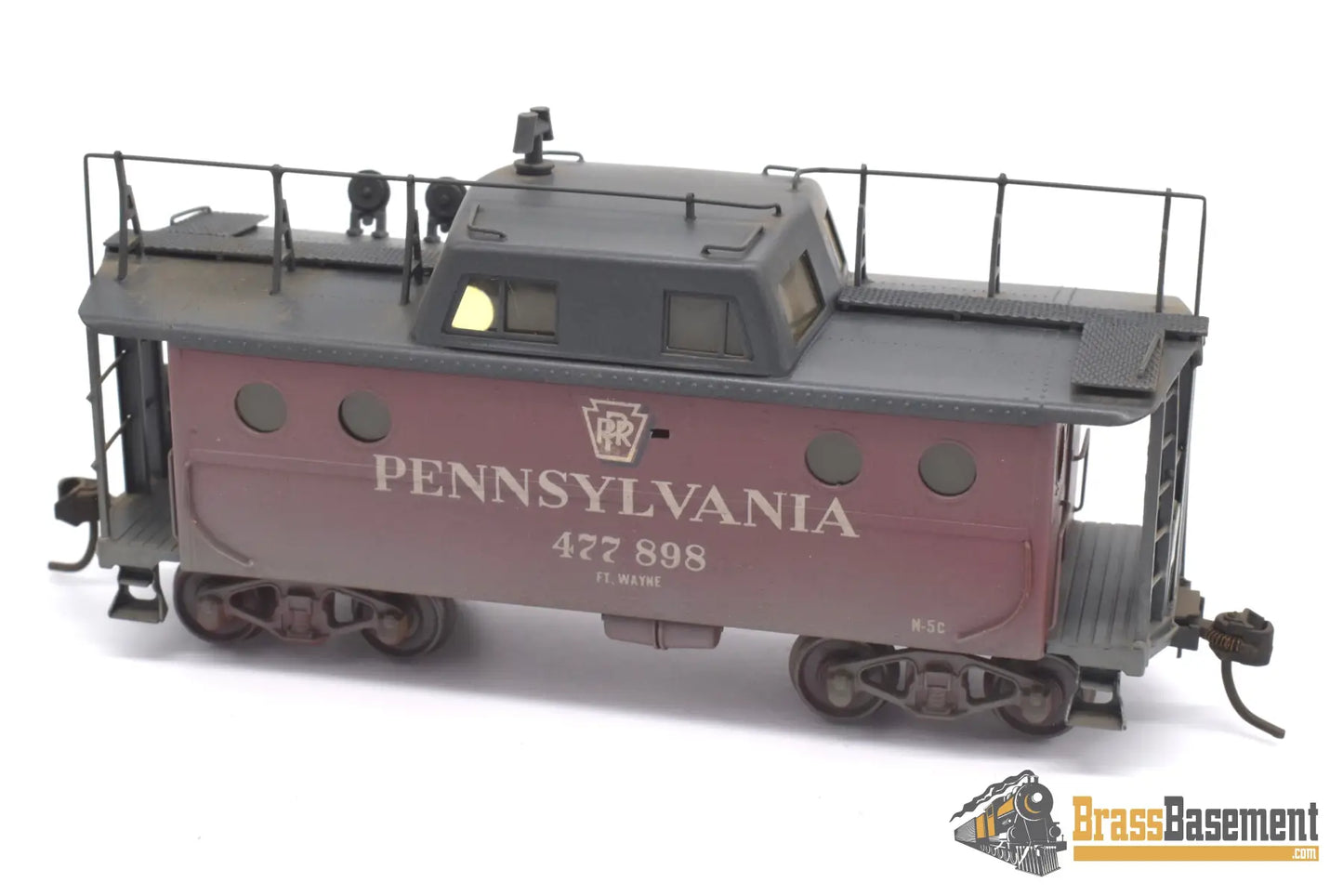 Ho Brass - Alco X - 104 Prr Pennsylvania Railroad N - 5C Cabin Car C/P Caboose