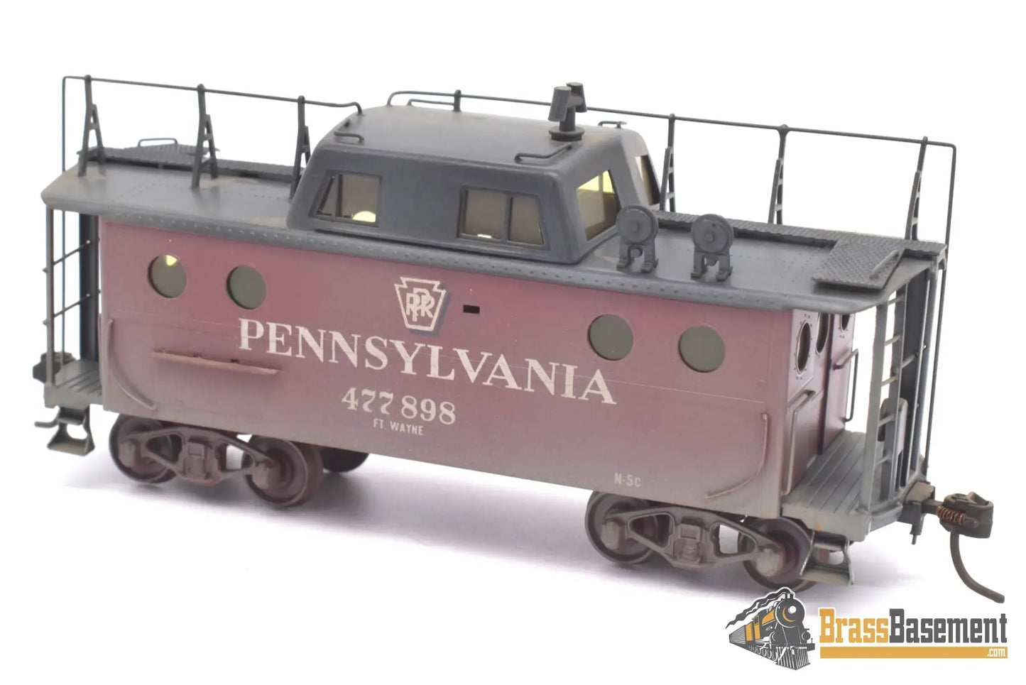 Ho Brass - Alco X - 104 Prr Pennsylvania Railroad N - 5C Cabin Car C/P Caboose