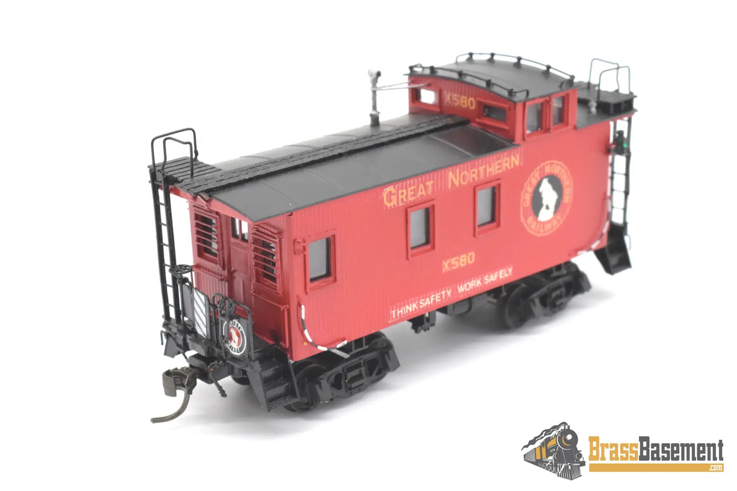 Ho Brass - Beaver Creek Great Northern Gn Wood Caboose X580 Extended Windows F/P