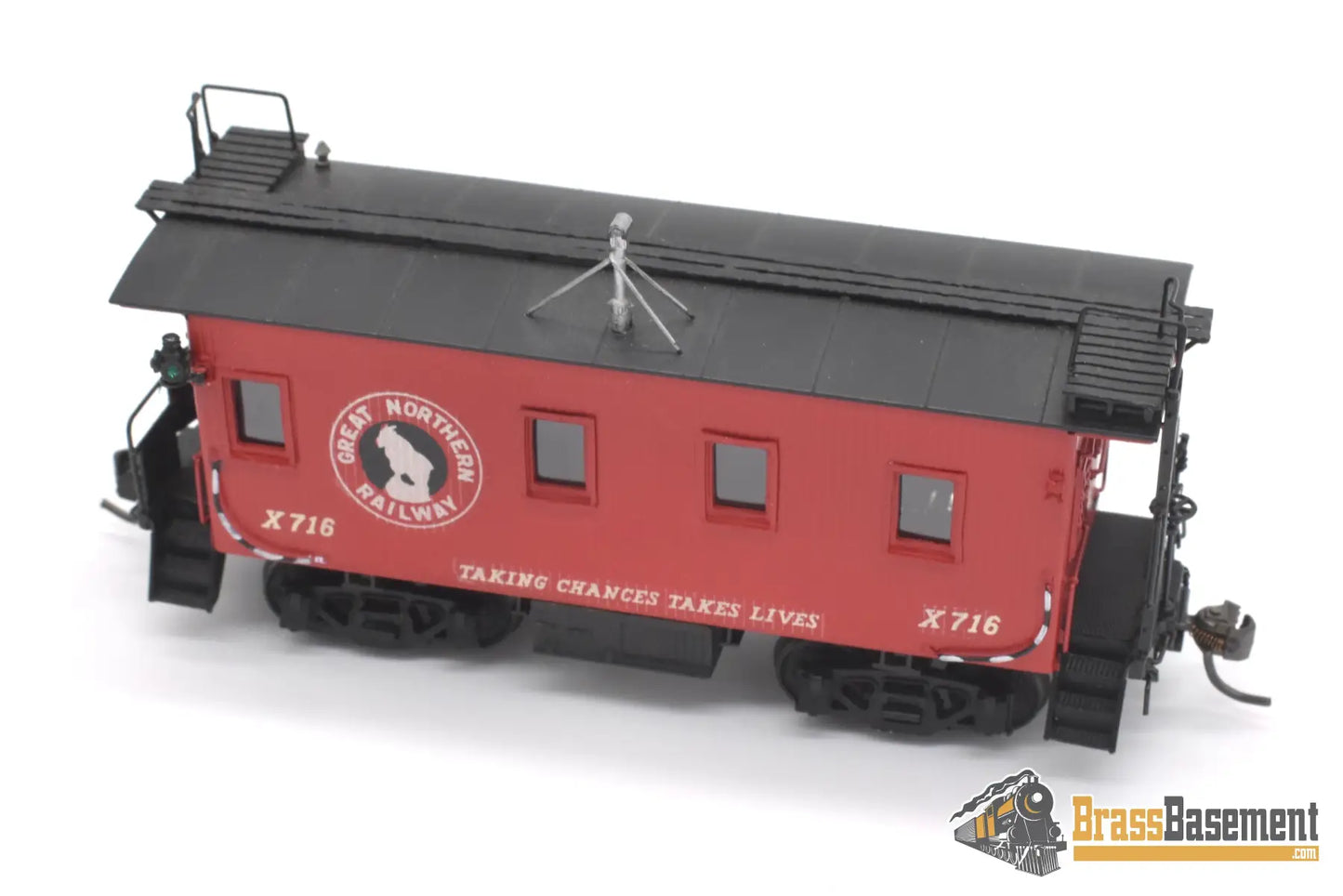 Ho Brass - Beaver Creek Great Northern Gn Wood Caboose X716 Transfer F/P