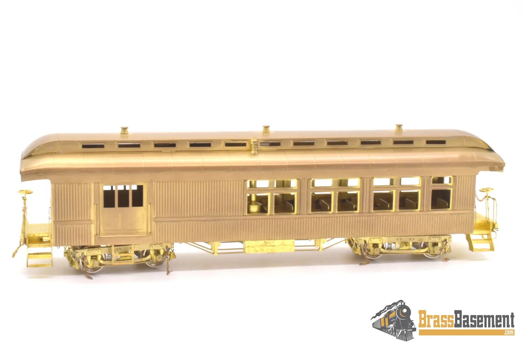 Ho Brass - Beaver Creek Old Time 3 Car Set Coach - Combine - Baggage Unpainted Passenger