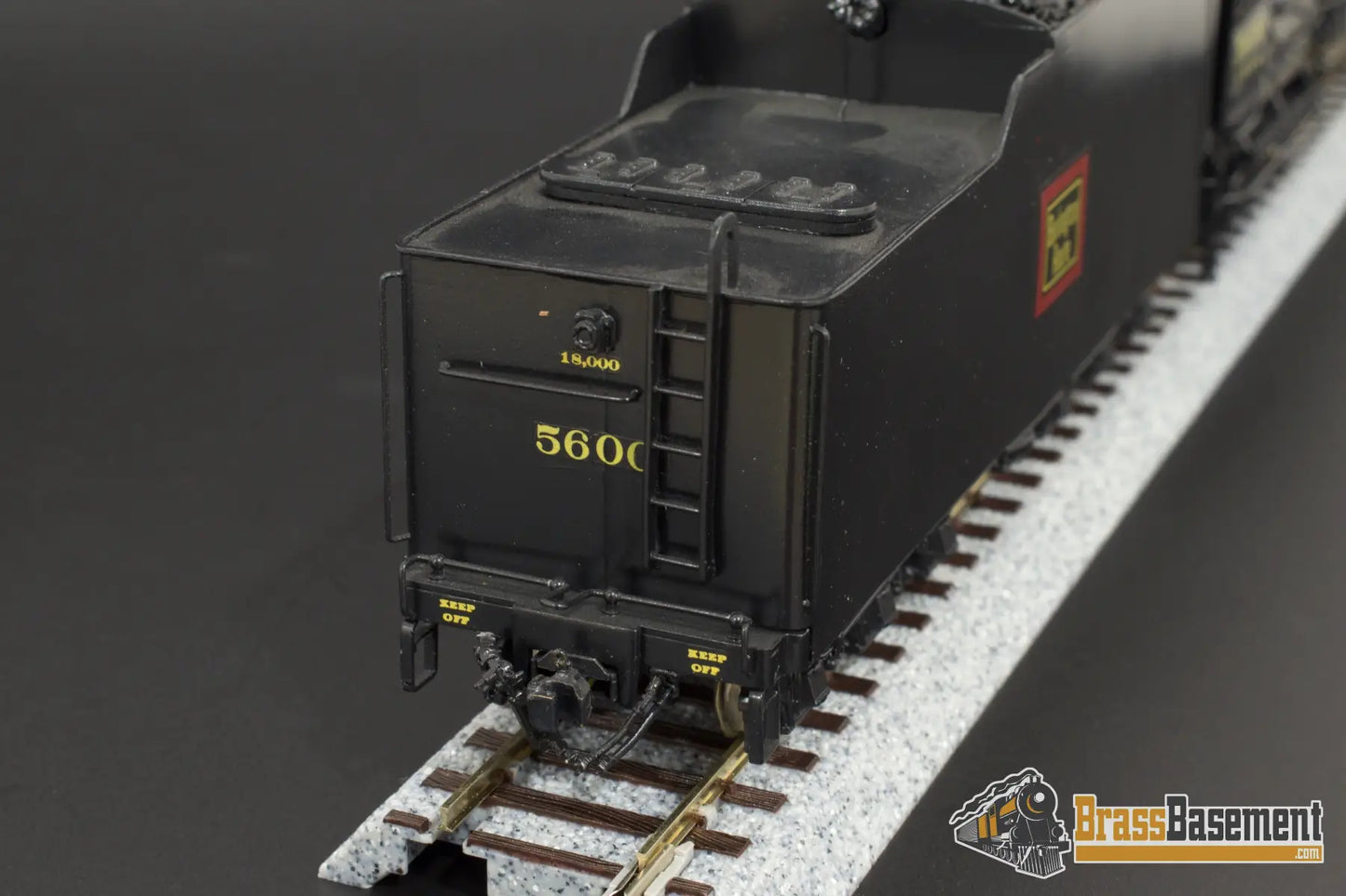 Ho Brass - Birthmark Cb&Q Burlington O - 5 4 - 8 - 4 Omi Pilot Model One Of Pro Paint Steam