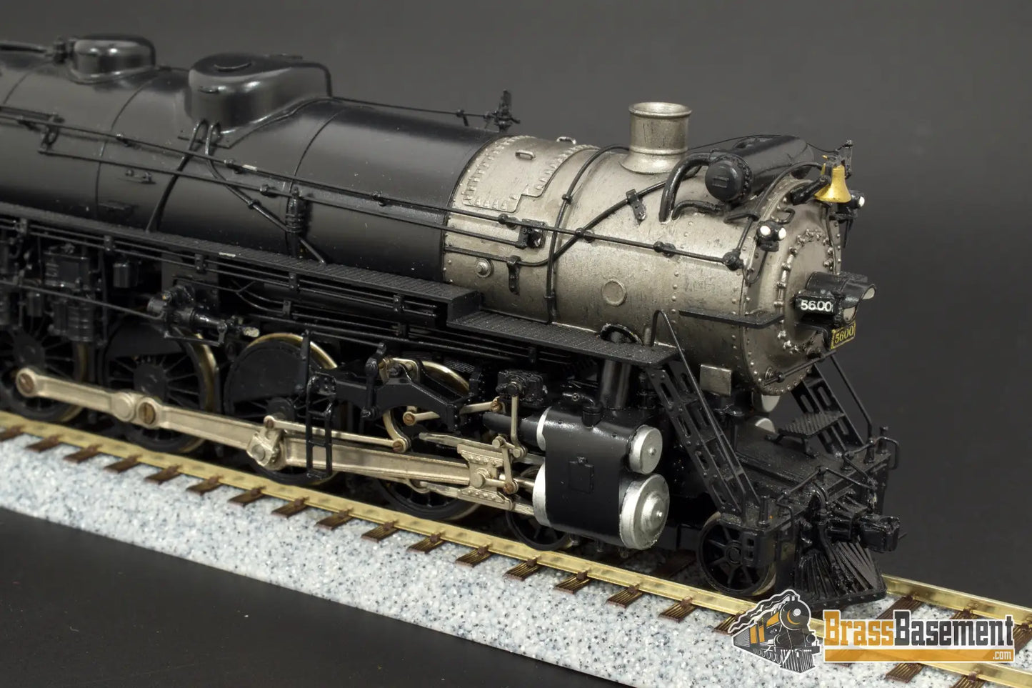 Ho Brass - Birthmark Cb&Q Burlington O - 5 4 - 8 - 4 Omi Pilot Model One Of Pro Paint Steam