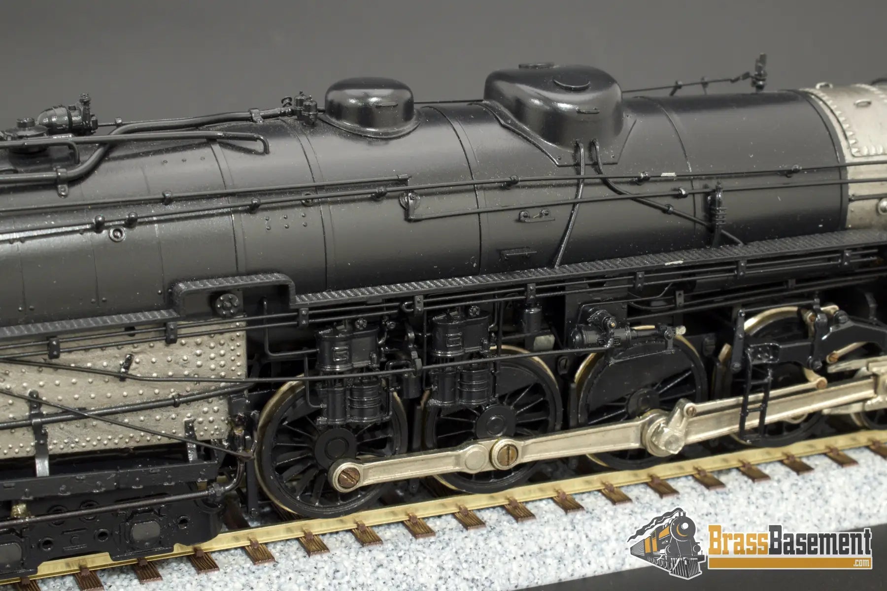 Ho Brass - Birthmark Cb&Q Burlington O - 5 4 - 8 - 4 Omi Pilot Model One Of Pro Paint Steam