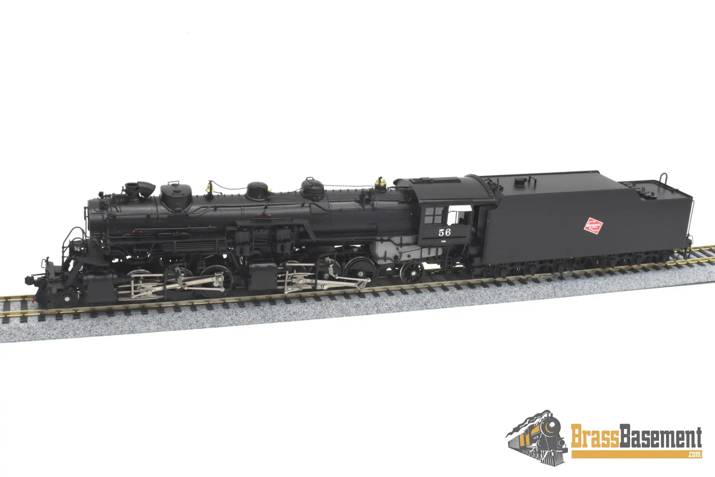 HO Brass - Challenger #2277.1 Milwaukee Road N-3 2-6-6-2 #56 - F/P SUPERB MODEL Steam