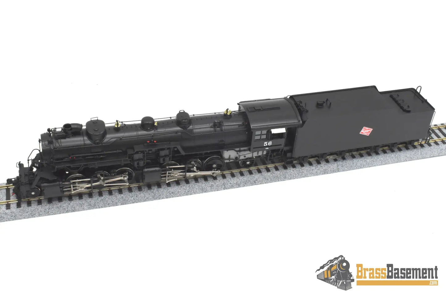 HO Brass - Challenger #2277.1 Milwaukee Road N-3 2-6-6-2 #56 - F/P SUPERB MODEL Steam
