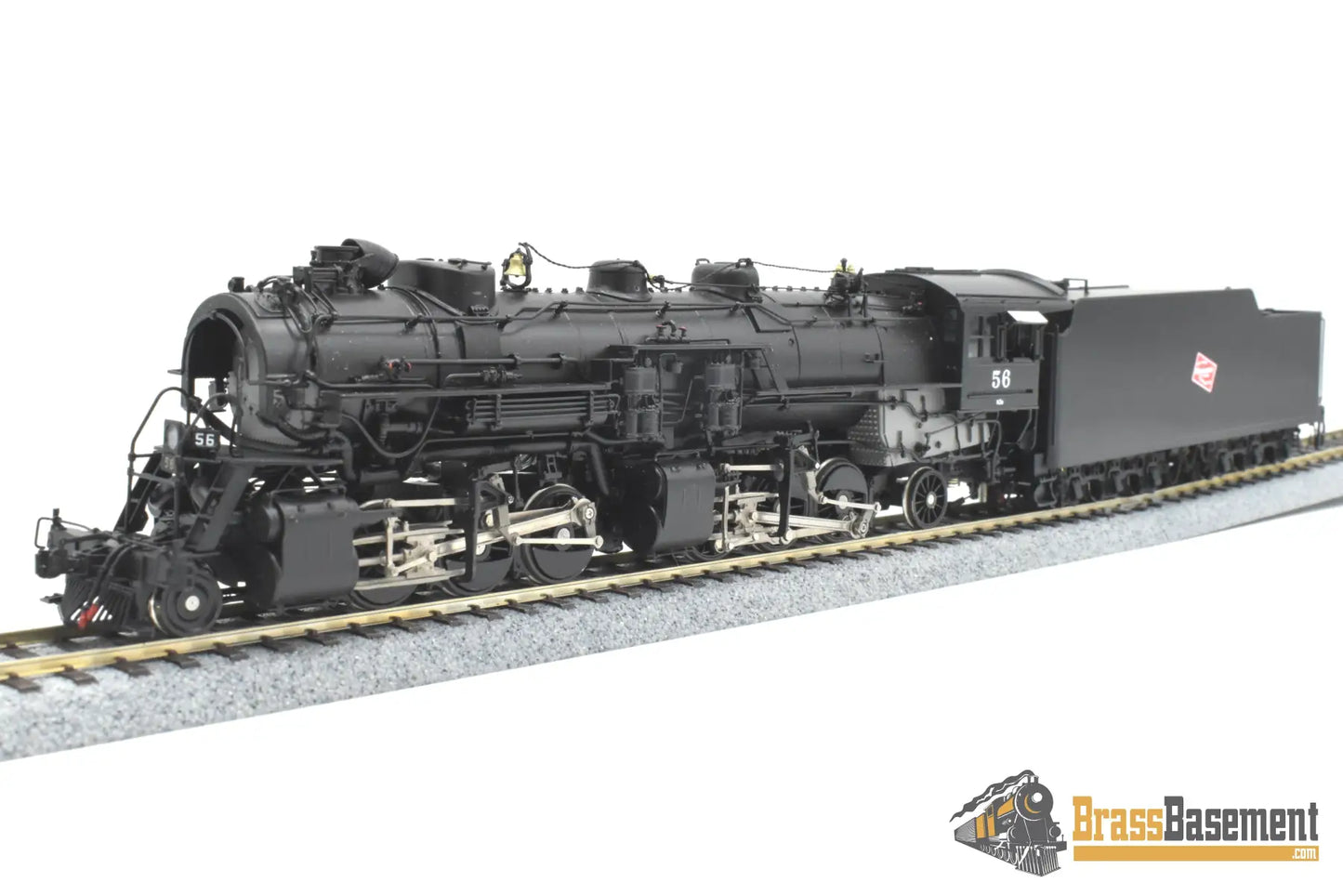 HO Brass - Challenger #2277.1 Milwaukee Road N-3 2-6-6-2 #56 - F/P SUPERB MODEL Steam