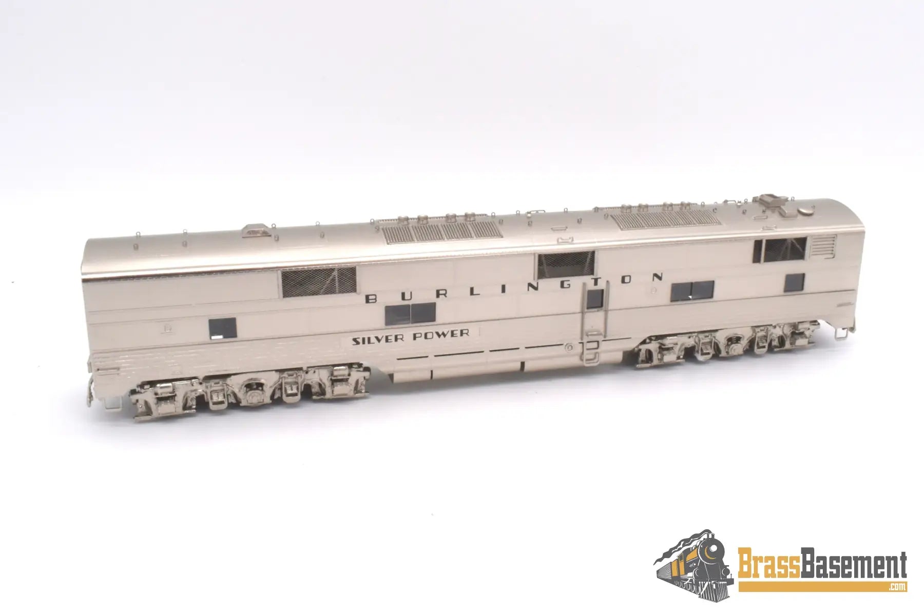 Ho Brass - Cil 2033.1 Burlington Cb&Q E - 5B Ph2 ‘Silver Power’ (1950S) Factory Plated &
