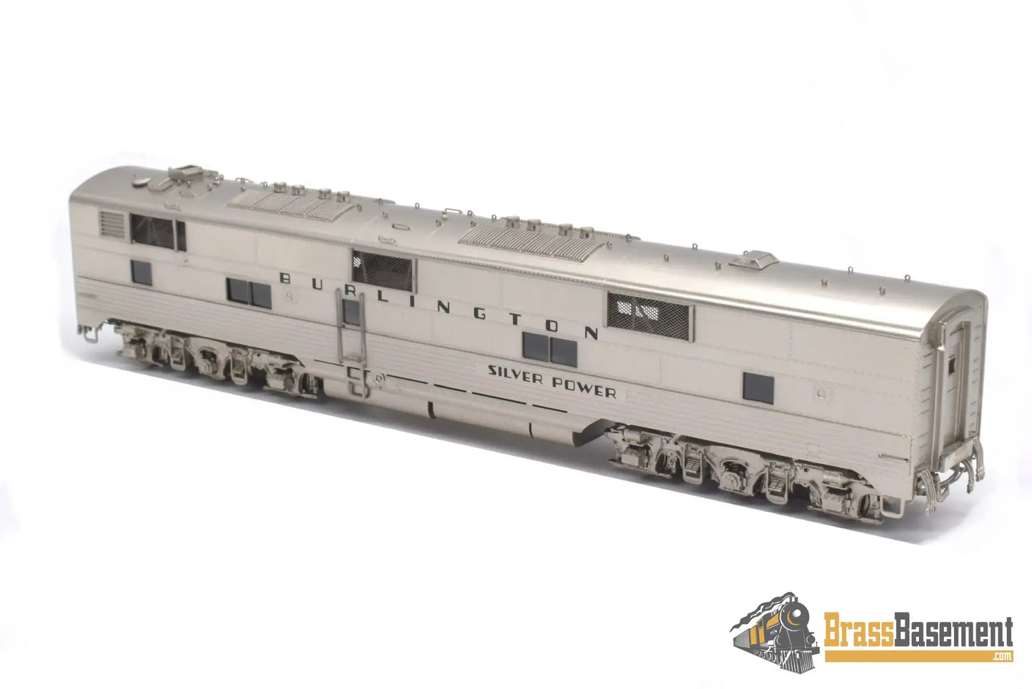 Ho Brass - Cil 2033.1 Burlington Cb&Q E - 5B Ph2 ‘Silver Power’ (1950S) Factory Plated &