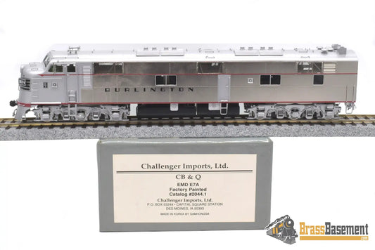 Ho Brass - Cil 2044.1 Burlington Cb&Q E - 7A #9937 Factory Plated & Lettered Diesel