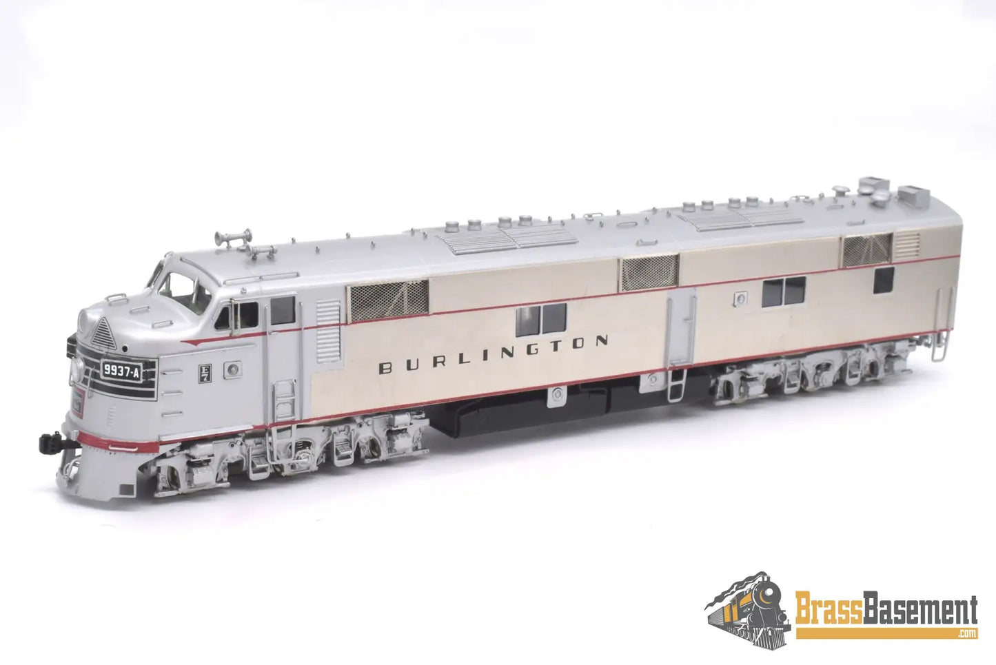 Ho Brass - Cil 2044.1 Burlington Cb&Q E - 7A #9937 Factory Plated & Lettered Diesel