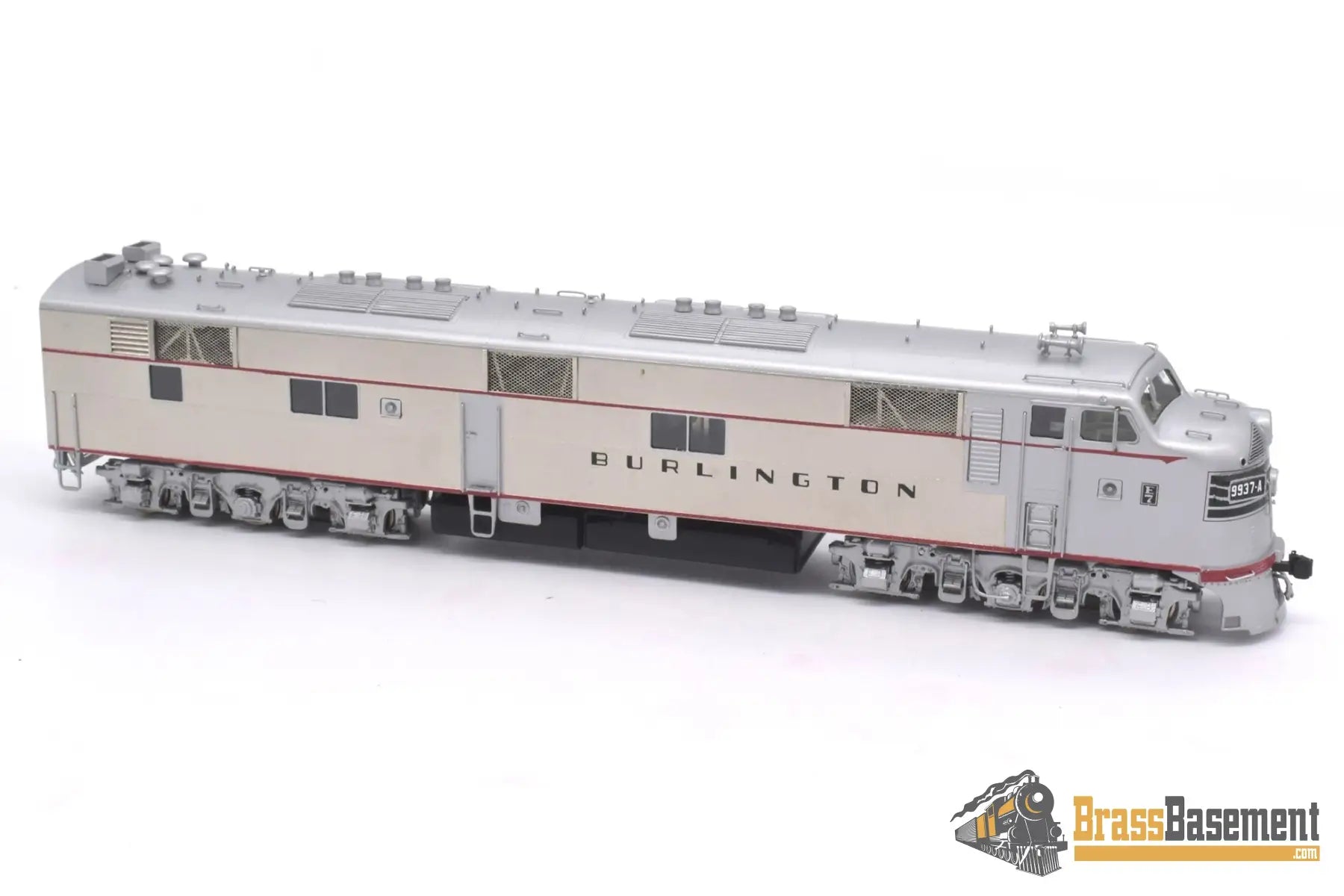 Ho Brass - Cil 2044.1 Burlington Cb&Q E - 7A #9937 Factory Plated & Lettered Diesel