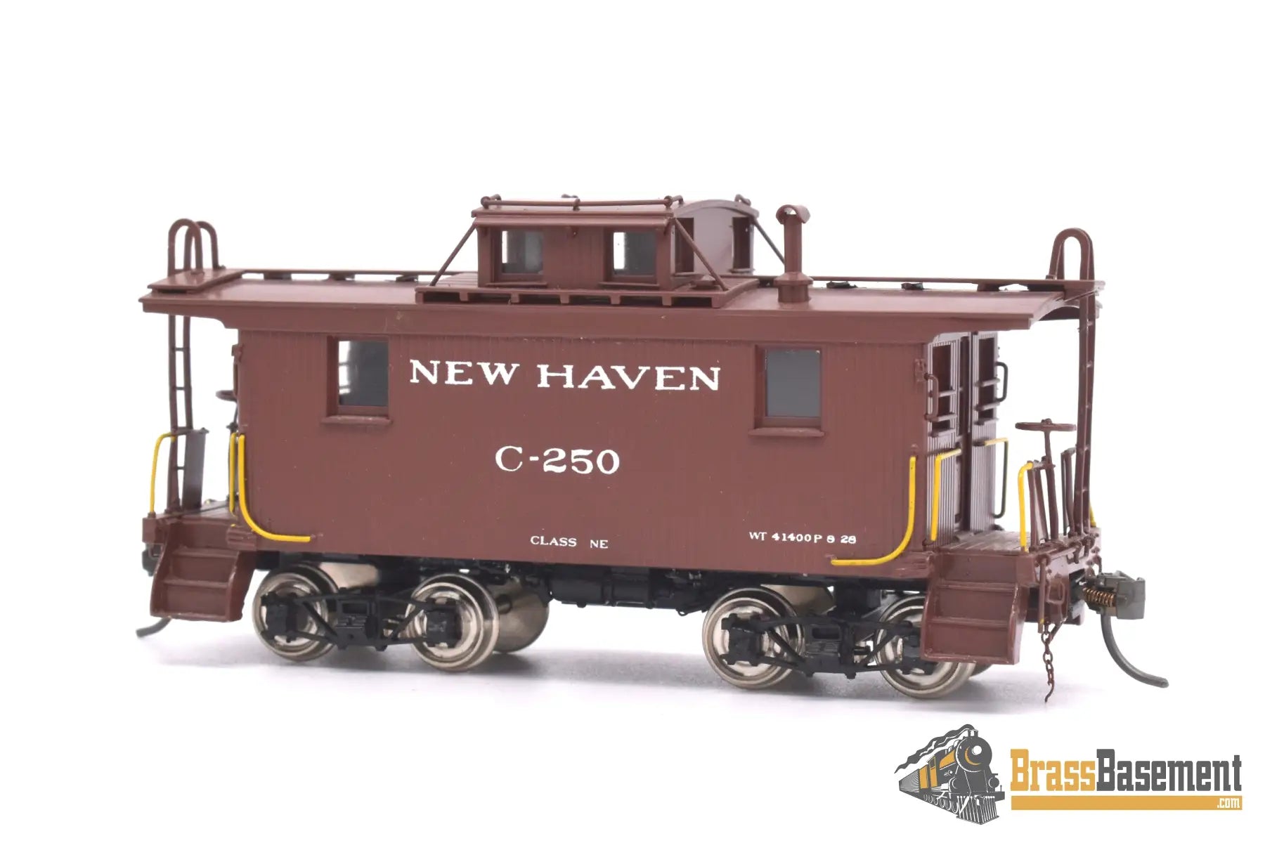 Ho Brass - Cil 2048.1 New Haven Wood Caboose Class Ne C - 250 Factory Paint Passenger
