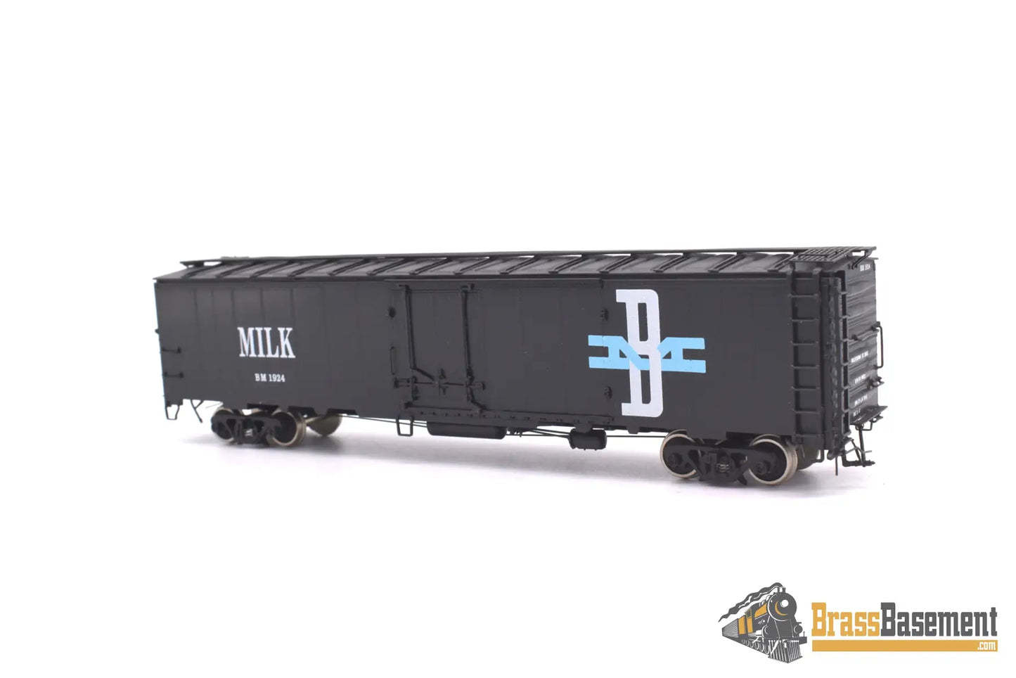 Ho Brass - Cil 2070.1 Boston & Maine 52 Ft Steel Milk Car Factory Paint Passenger