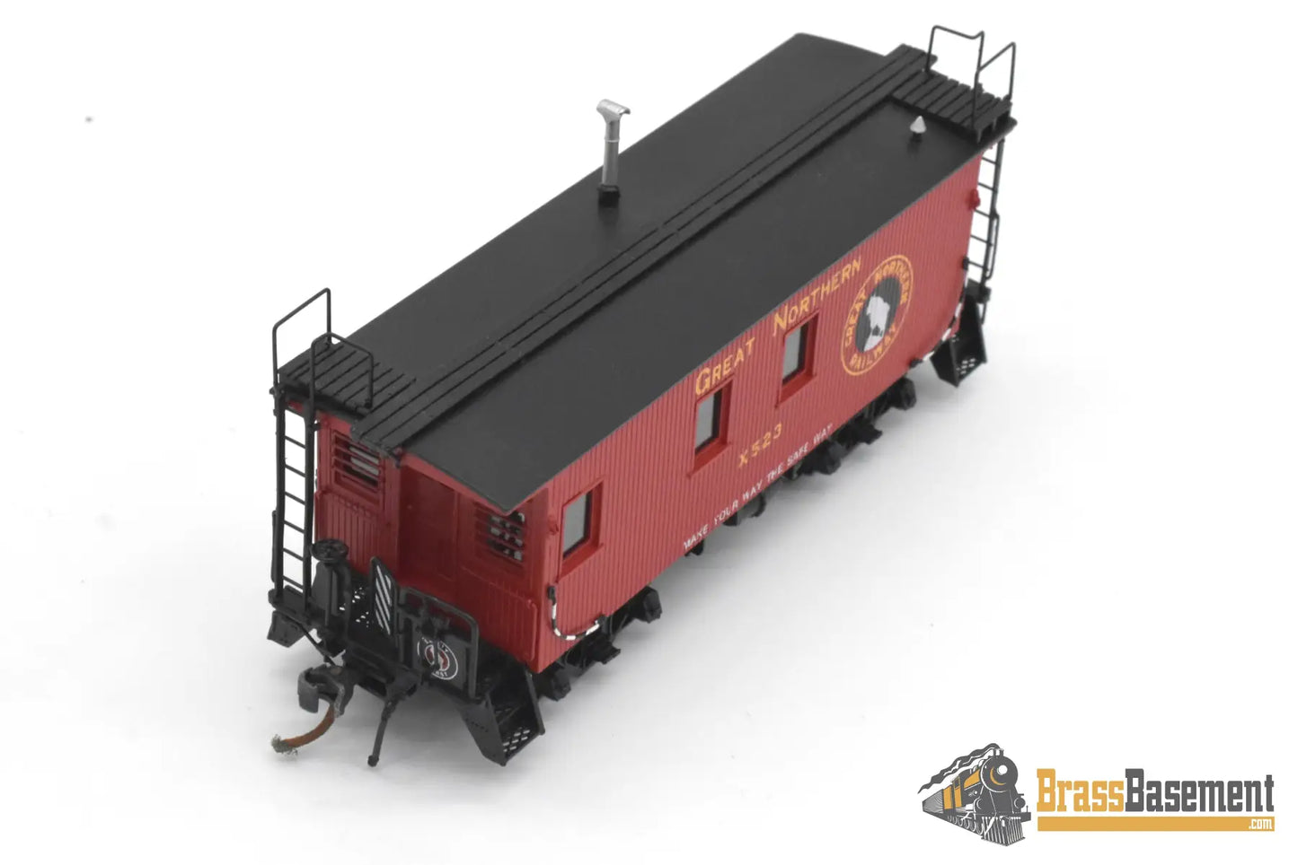 HO Brass - CIL 2139.1 Great Northern GN 25’ Wood Caboose Later #X523 - Samhongsa Steam