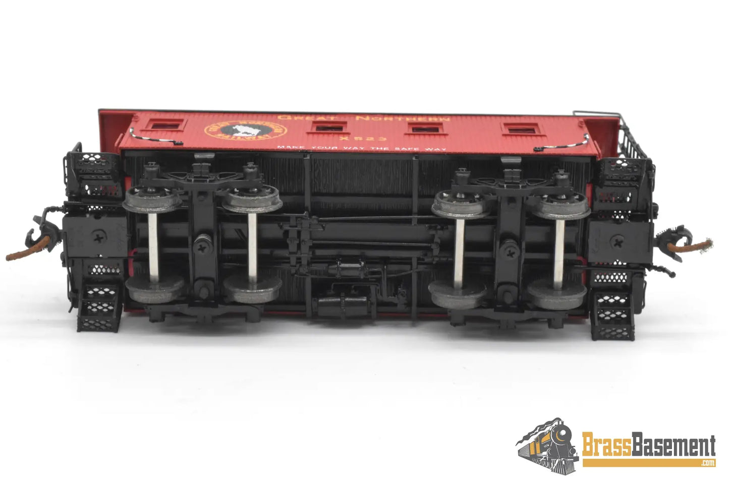 HO Brass - CIL 2139.1 Great Northern GN 25’ Wood Caboose Later #X523 - Samhongsa Steam