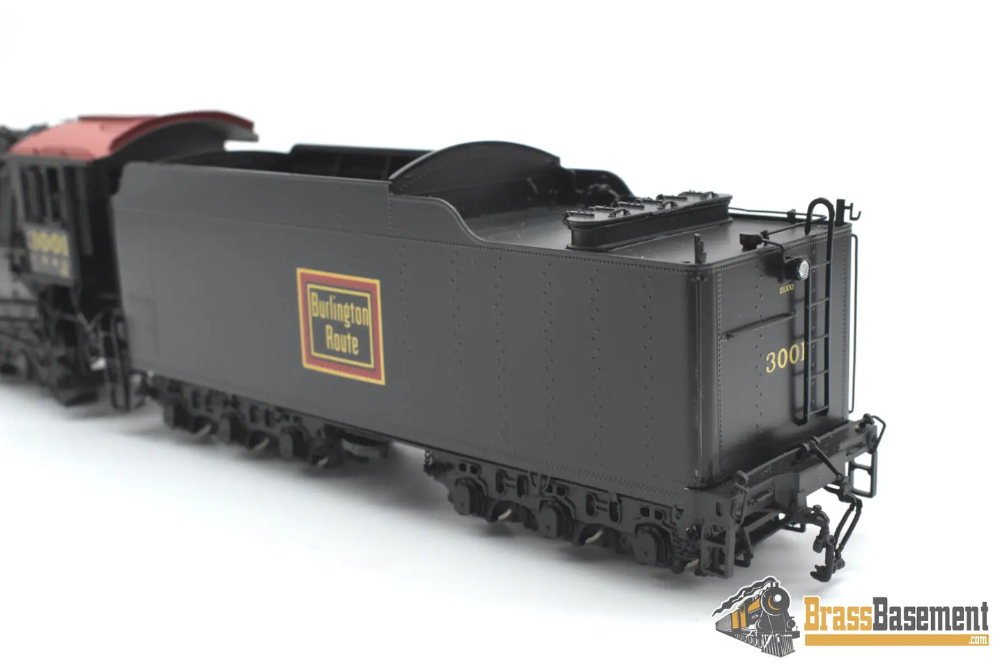 HO Brass - CIL 2258.1 CB&Q Burlington S-4 4-6-4 #3001 w/ Mars Light BoxPox Main Driver Steam