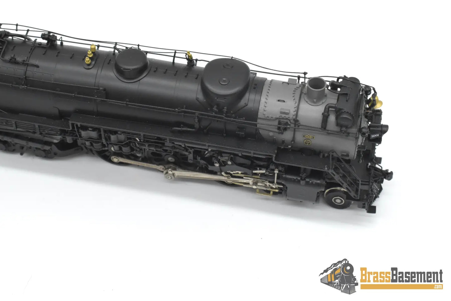 HO Brass - CIL 2258.1 CB&Q Burlington S-4 4-6-4 #3001 w/ Mars Light BoxPox Main Driver Steam