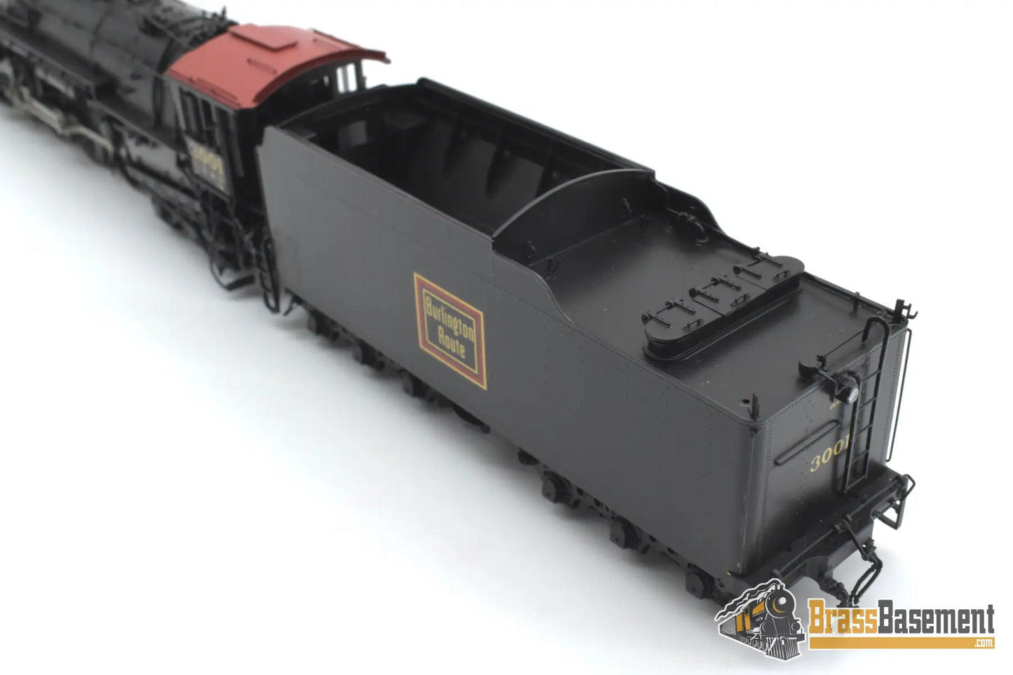 HO Brass - CIL 2258.1 CB&Q Burlington S-4 4-6-4 #3001 w/ Mars Light BoxPox Main Driver Steam