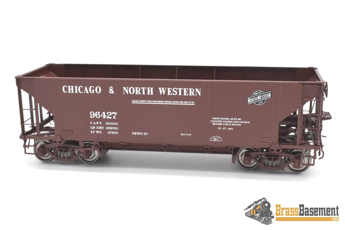 Ho Brass - Cil 2388.1 C&Nw Chicago & Northwestern Hk-50-3 Acf Hart Selective Ballast Car Fp Freight