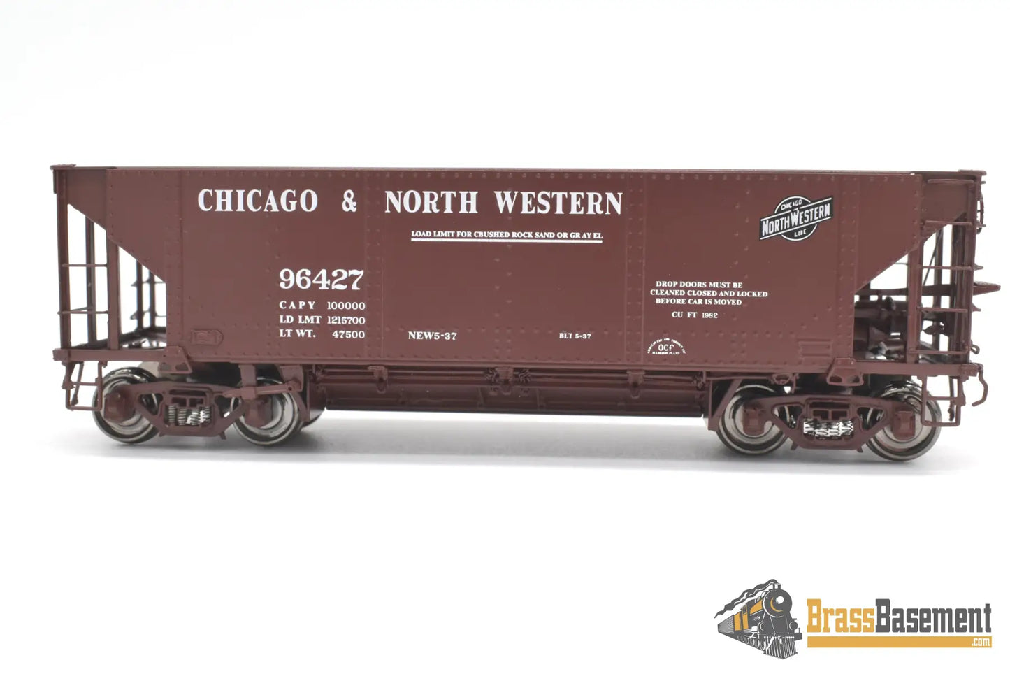 Ho Brass - Cil 2388.1 C&Nw Chicago & Northwestern Hk-50-3 Acf Hart Selective Ballast Car Fp Freight