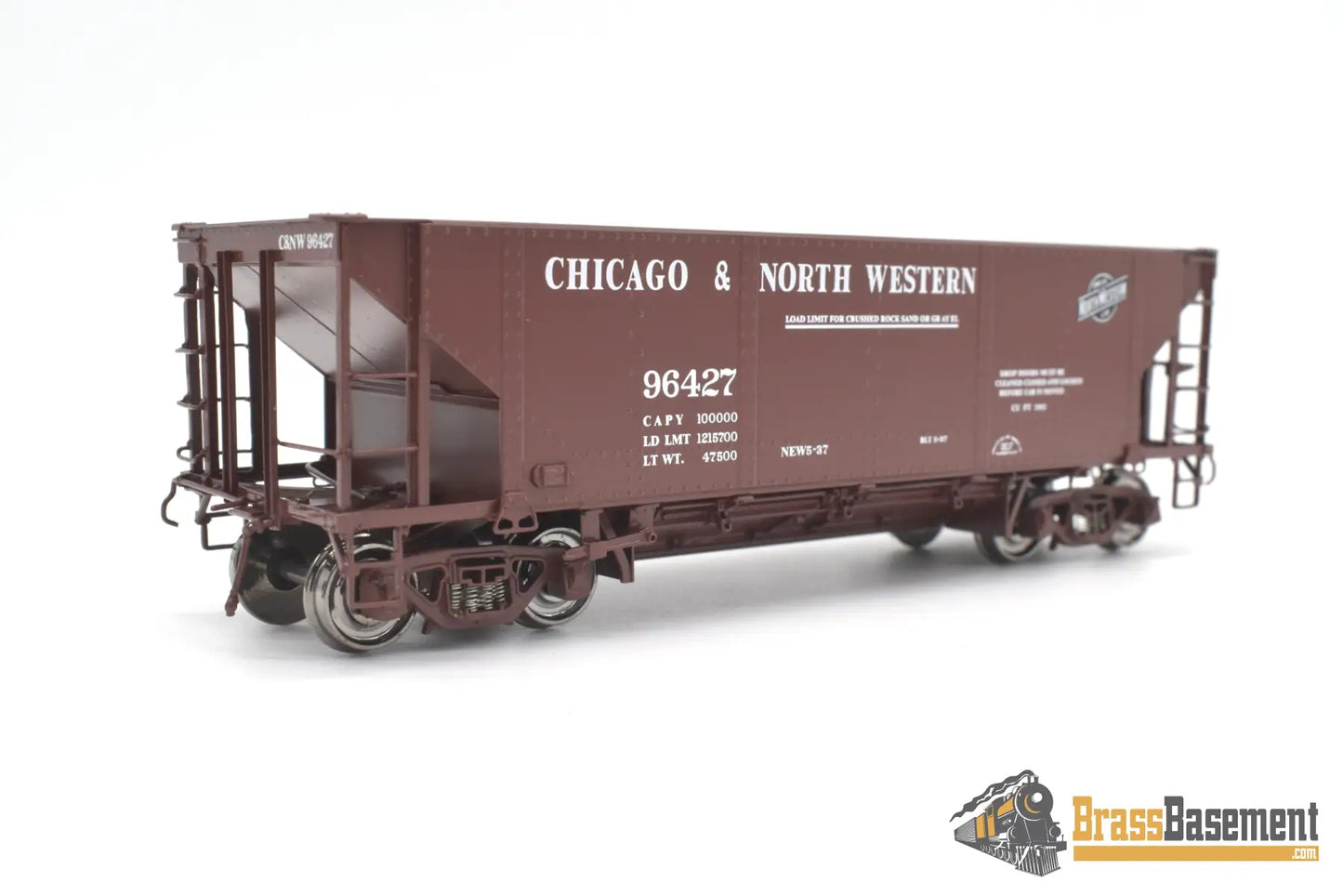 Ho Brass - Cil 2388.1 C&Nw Chicago & Northwestern Hk-50-3 Acf Hart Selective Ballast Car Fp Freight