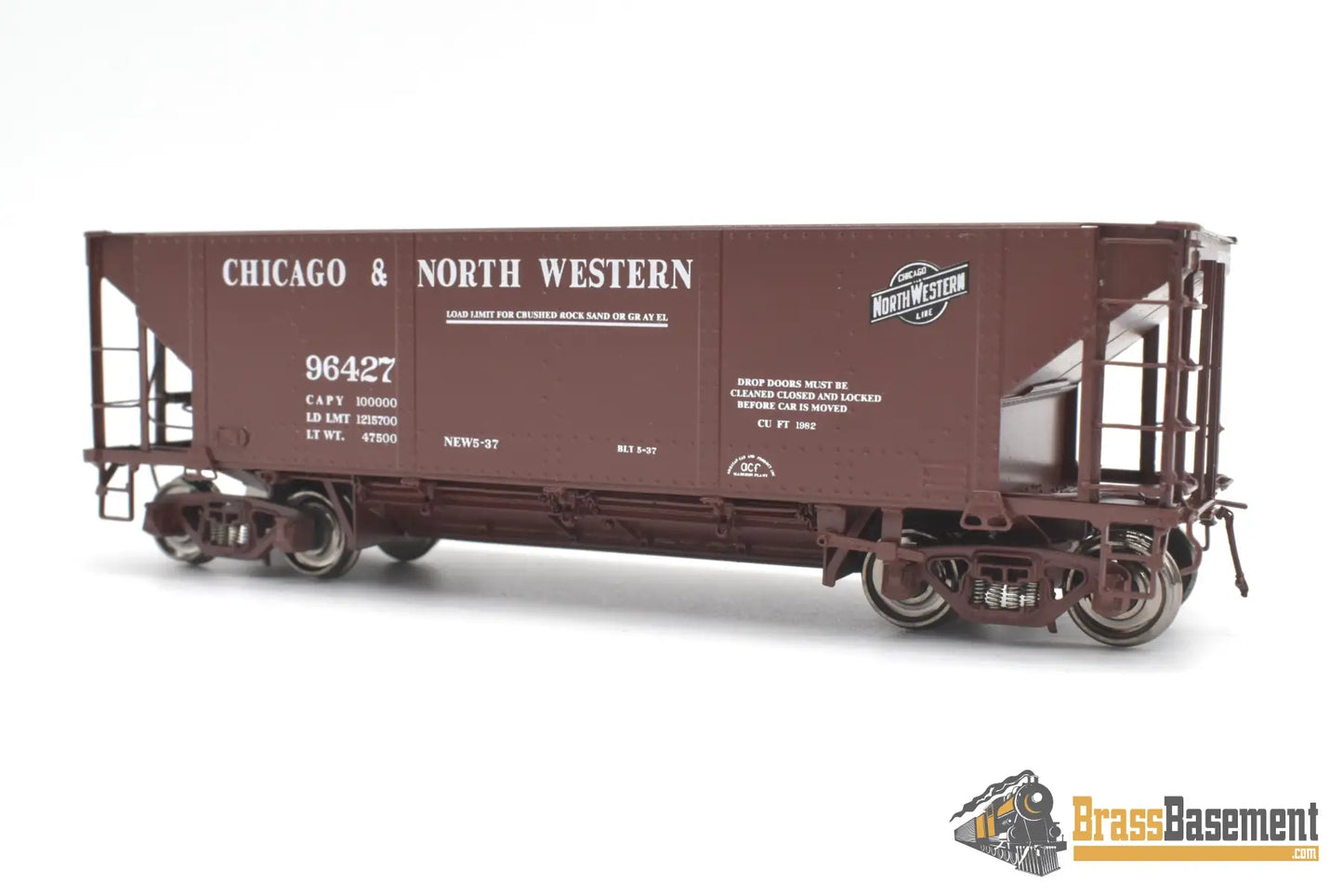 Ho Brass - Cil 2388.1 C&Nw Chicago & Northwestern Hk-50-3 Acf Hart Selective Ballast Car Fp Freight