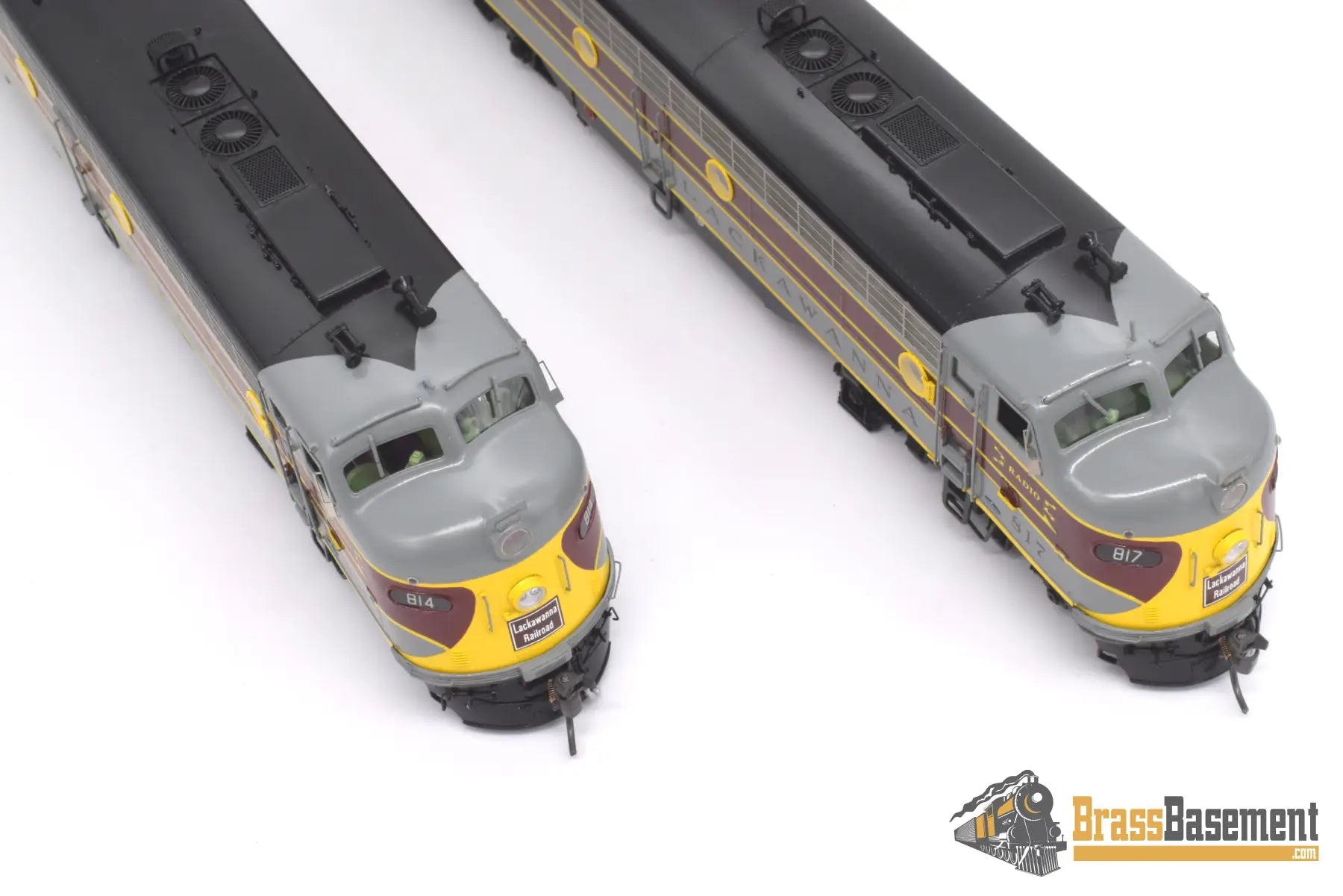 Ho Brass - Cil 2443.1 Dl&W Lackawanna E8 Aa Set As Delivered ‘Phoebe Snow’ Diesel
